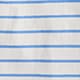 Kids' long-sleeve polo shirt in stripe DALTON OCEAN IVORY