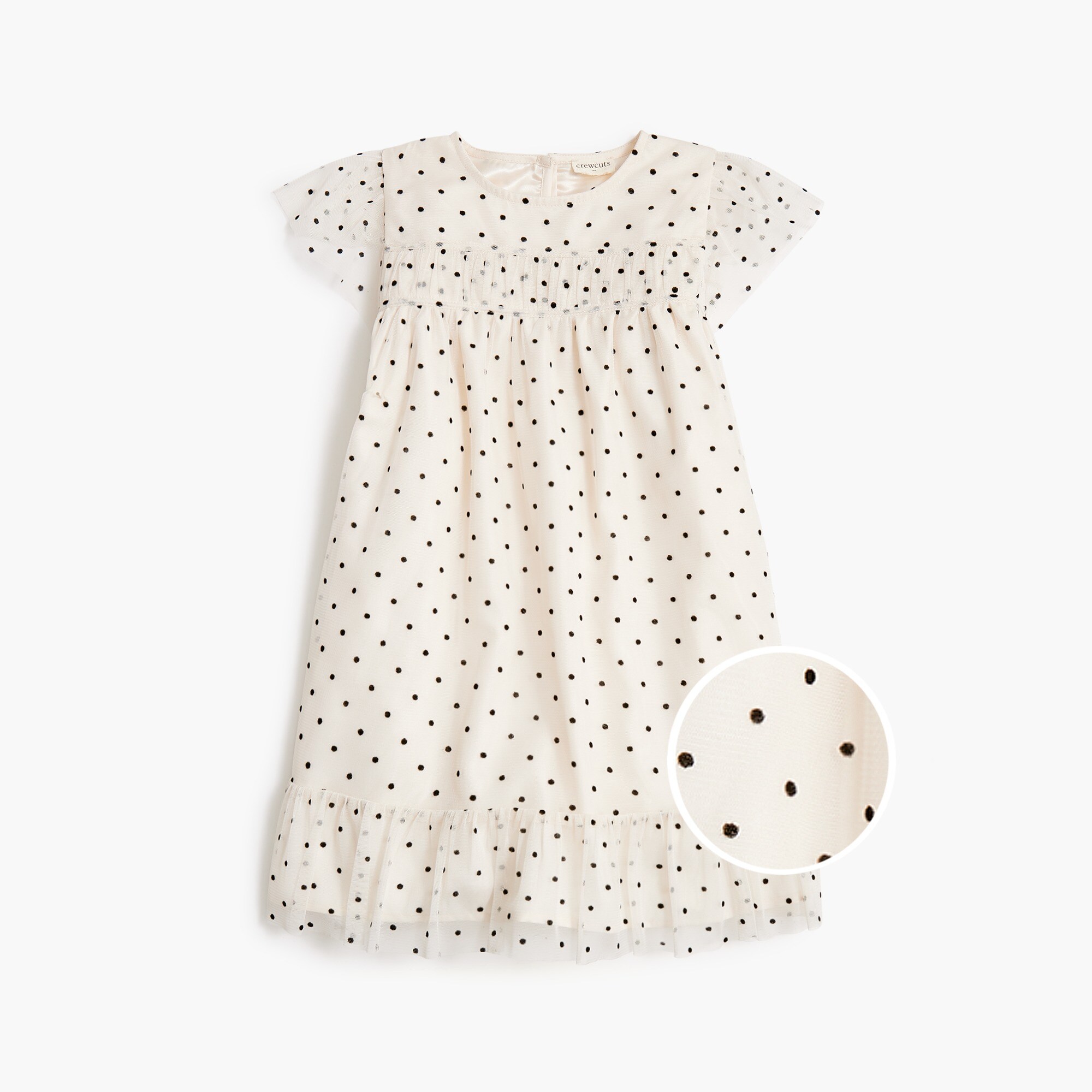 factory: girls' dotted tulle dress for girls