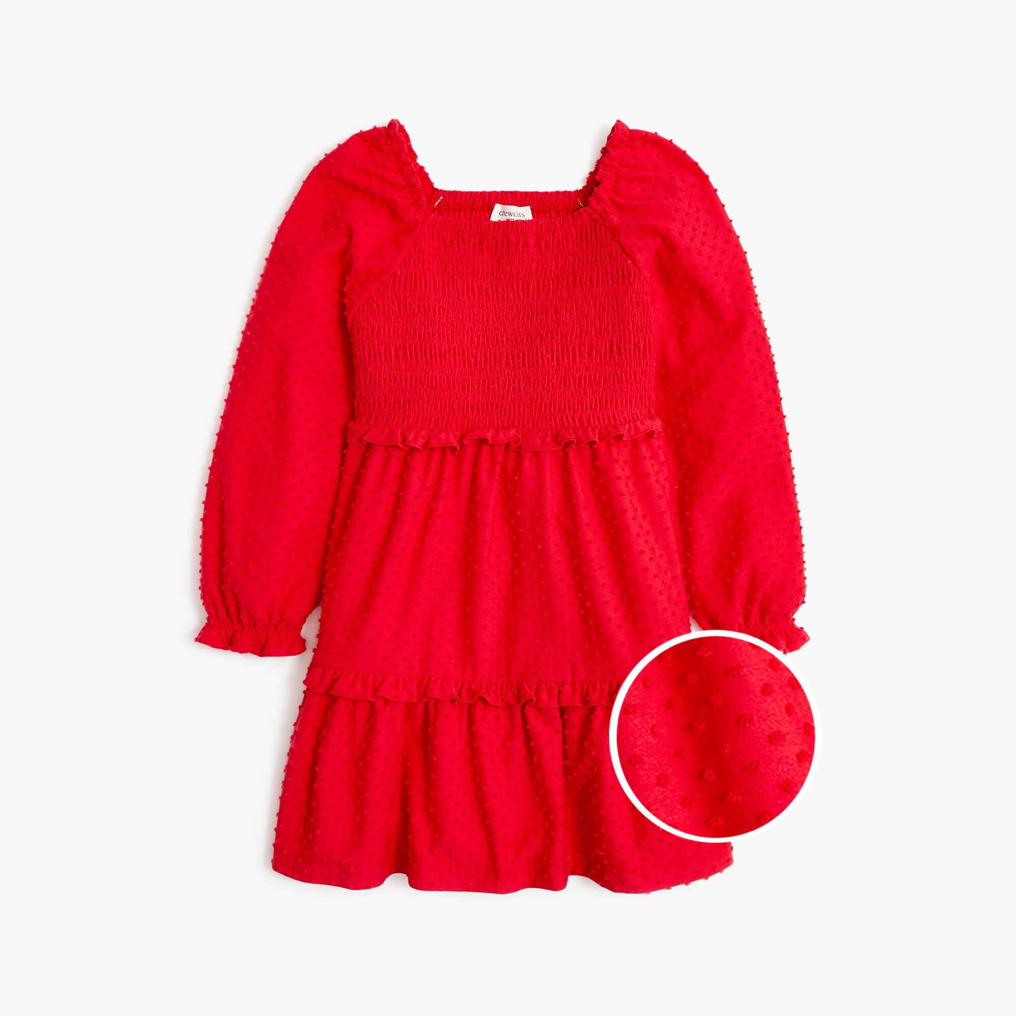 girls' clip-dot dress for girls