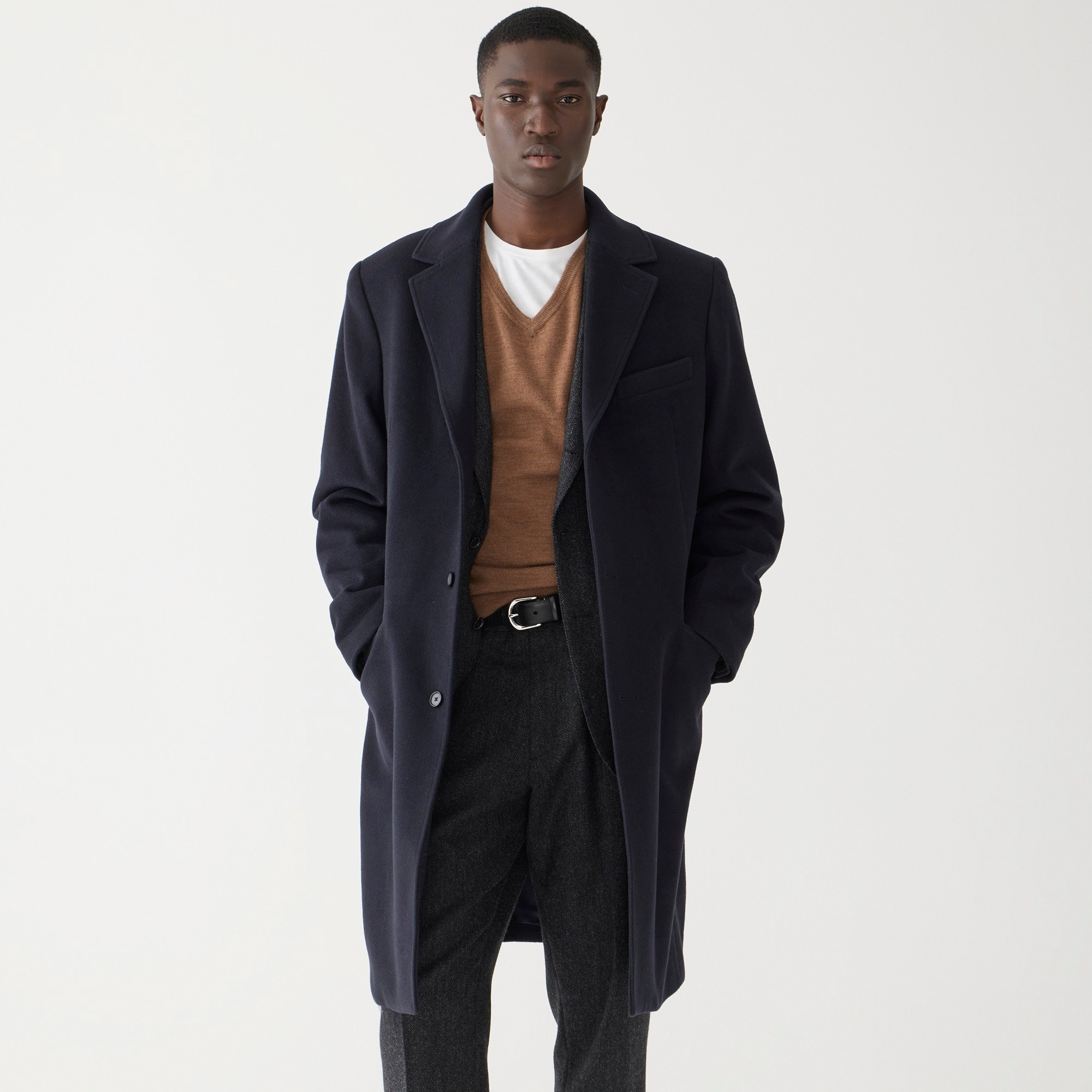 j.crew: ludlow topcoat in wool blend for men