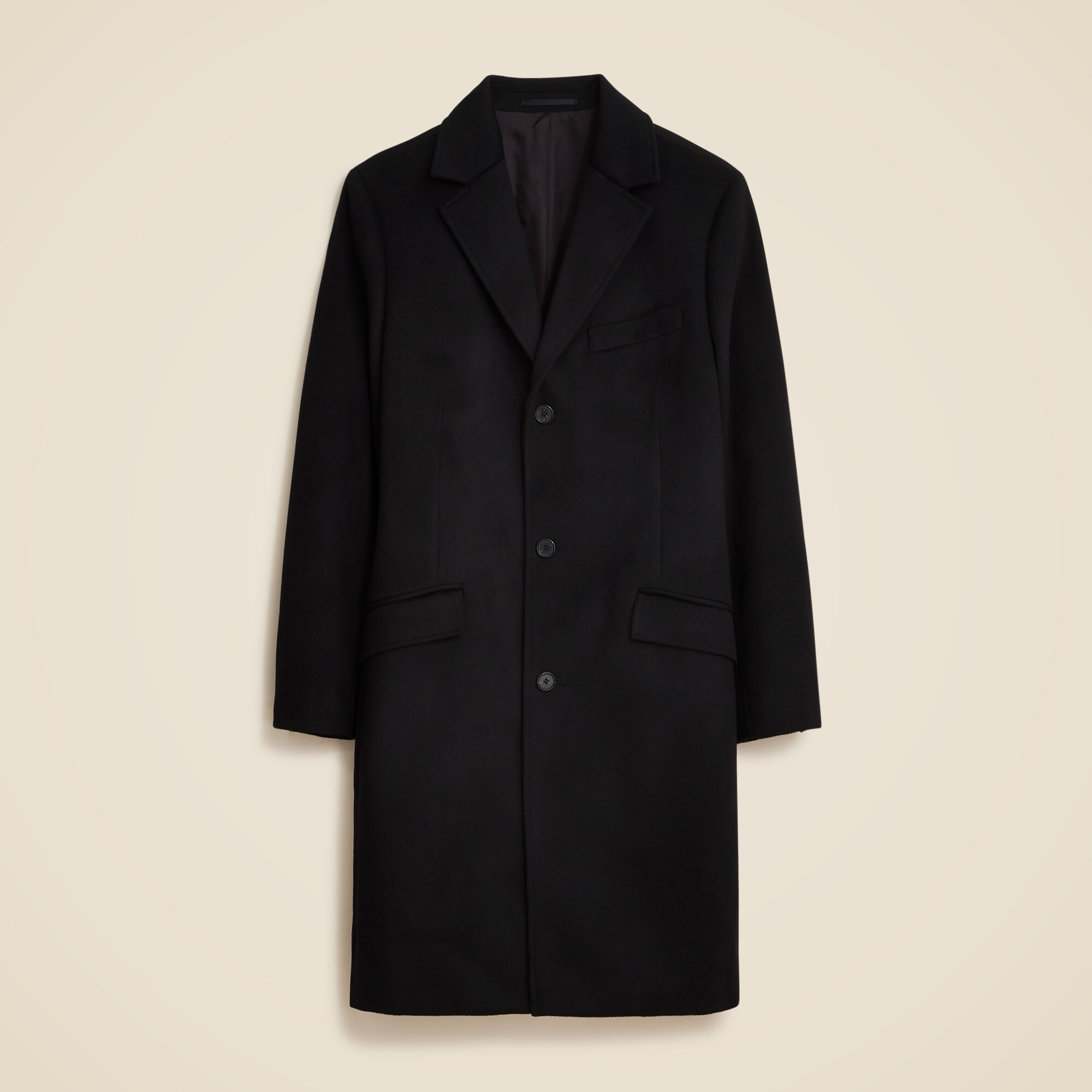Rivington topcoat in Italian wool blend