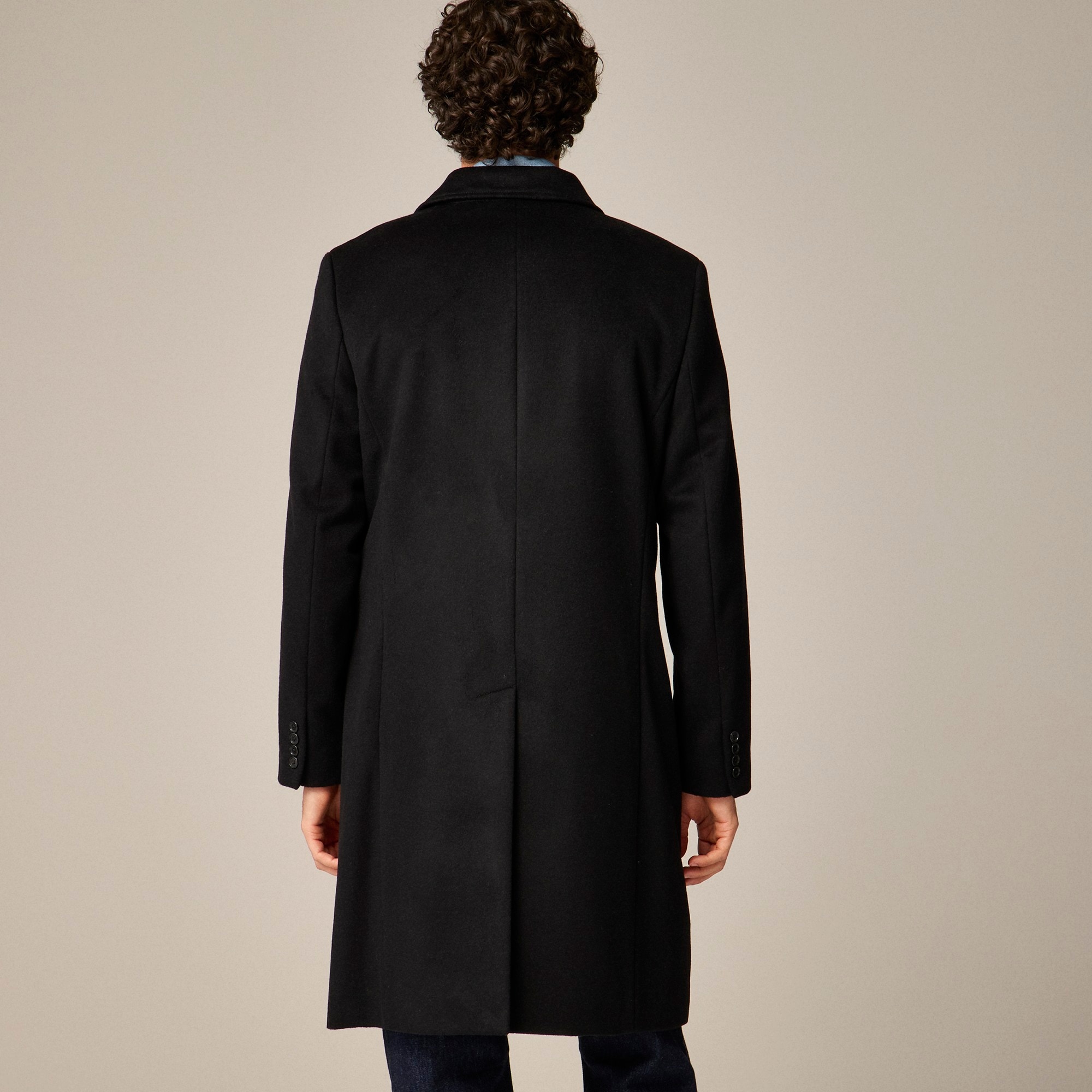 Rivington topcoat in Italian wool blend