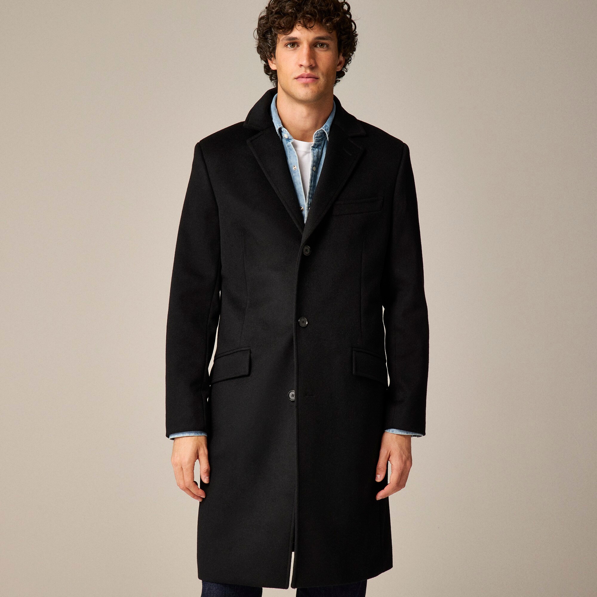 Rivington topcoat in Italian wool blend