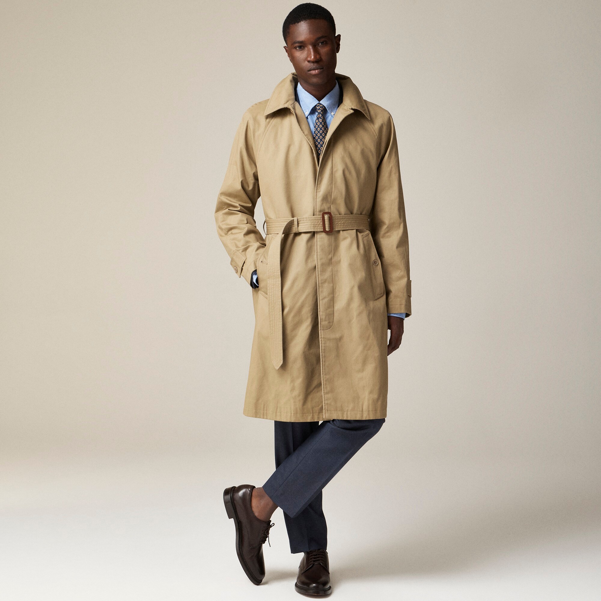 Rivington trench coat in water-resistant cotton