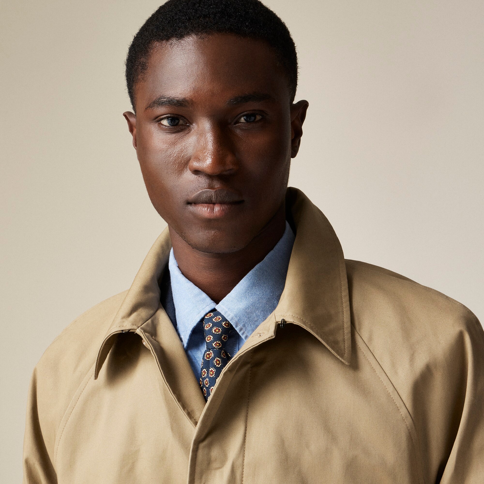 Rivington trench coat in water-resistant cotton