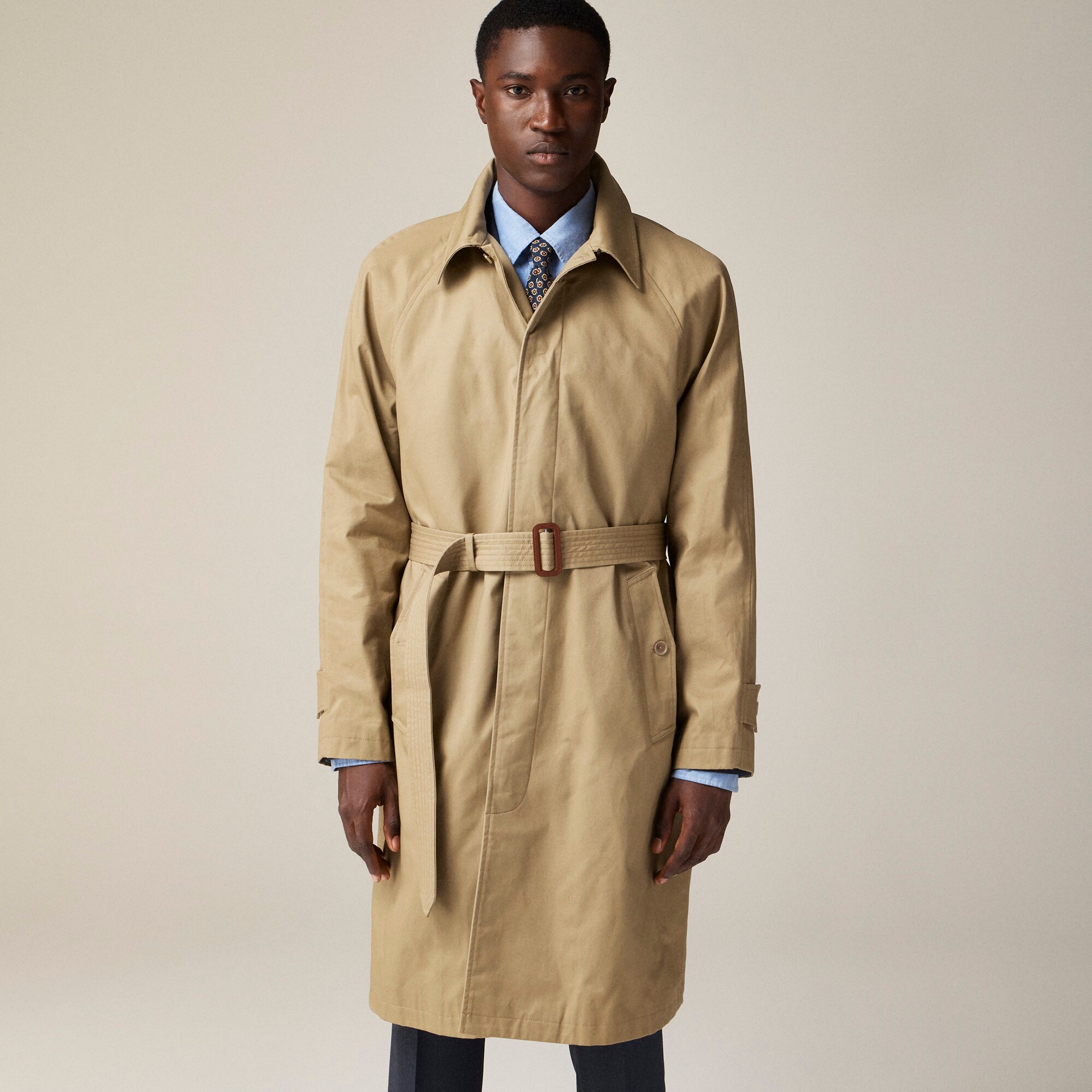 Rivington Trench Coat In Water-resistant Cotton For Men | J.Crew