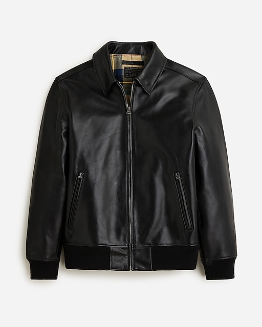 mens Limited-edition flight jacket in Italian leather