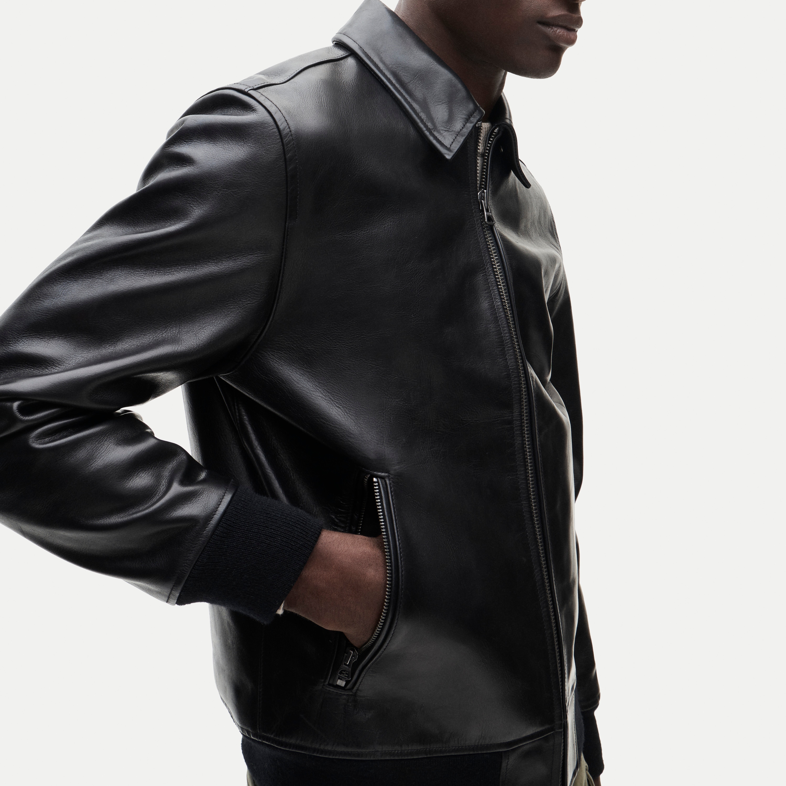 Limited-edition Flight Jacket In Italian Leather For Men | J.Crew