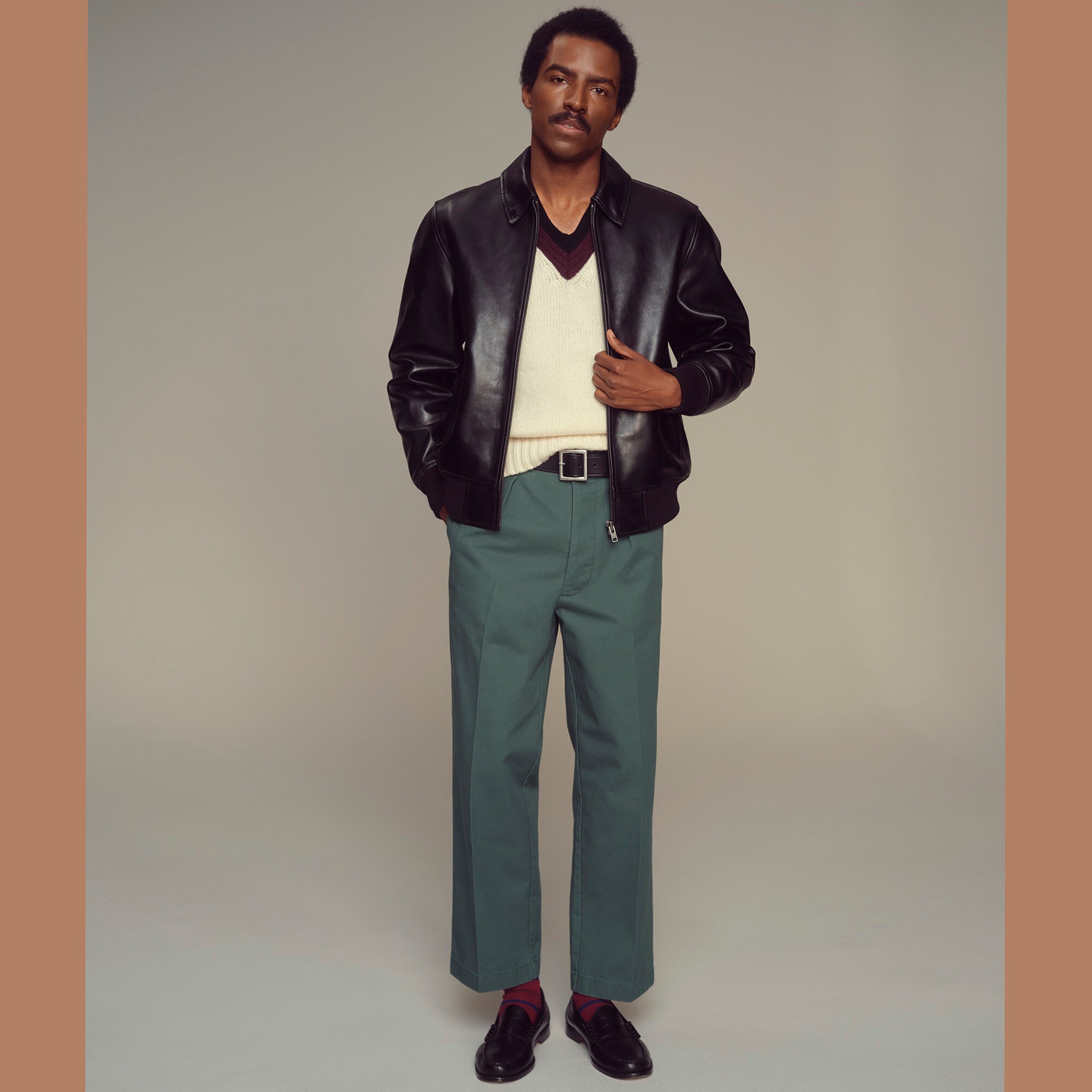 Limited-edition Flight Jacket In Italian Leather For Men | J.Crew