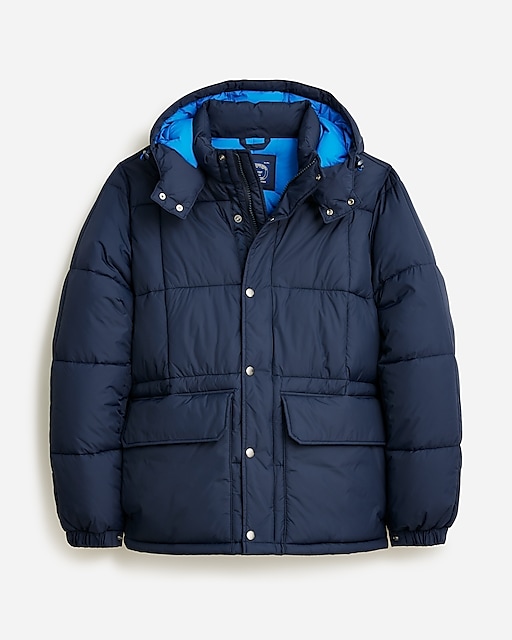 mens Nordic quilted puffer jacket with PrimaLoft&reg;