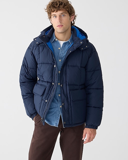 mens Nordic quilted puffer jacket with PrimaLoft&reg;