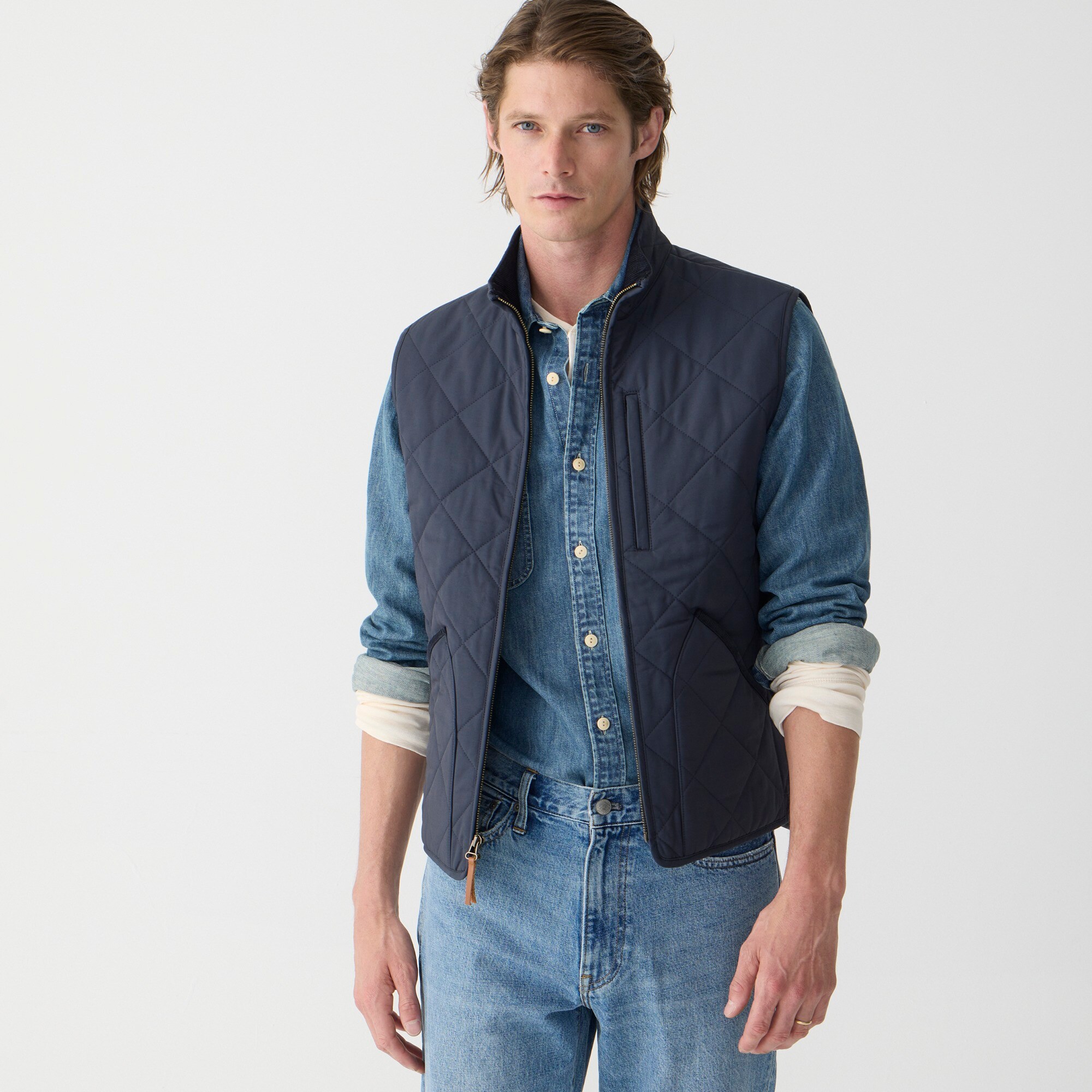 mens Sussex quilted vest