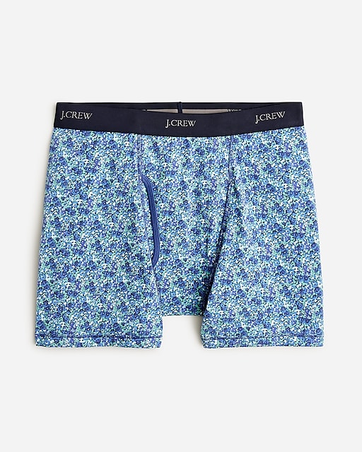 mens Stretch 4&quot; boxer briefs in print
