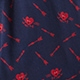 Stretch 4&quot; boxer briefs in print HEART ARROW NAVY RED
