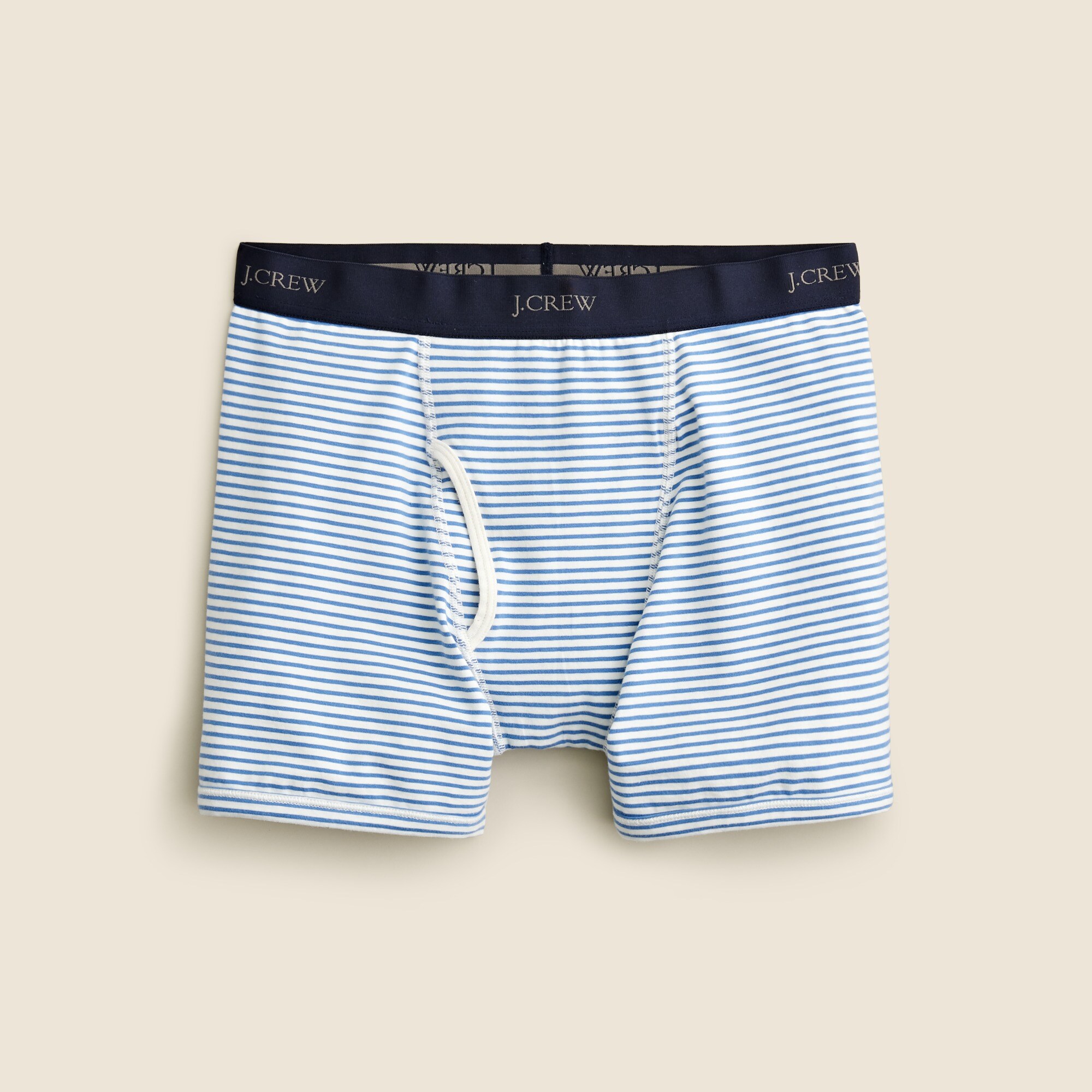 Stretch 4" boxer briefs in stripe