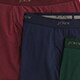 Stretch 4'' print boxer briefs three-pack NAVY GREEN BURGUNDY SET