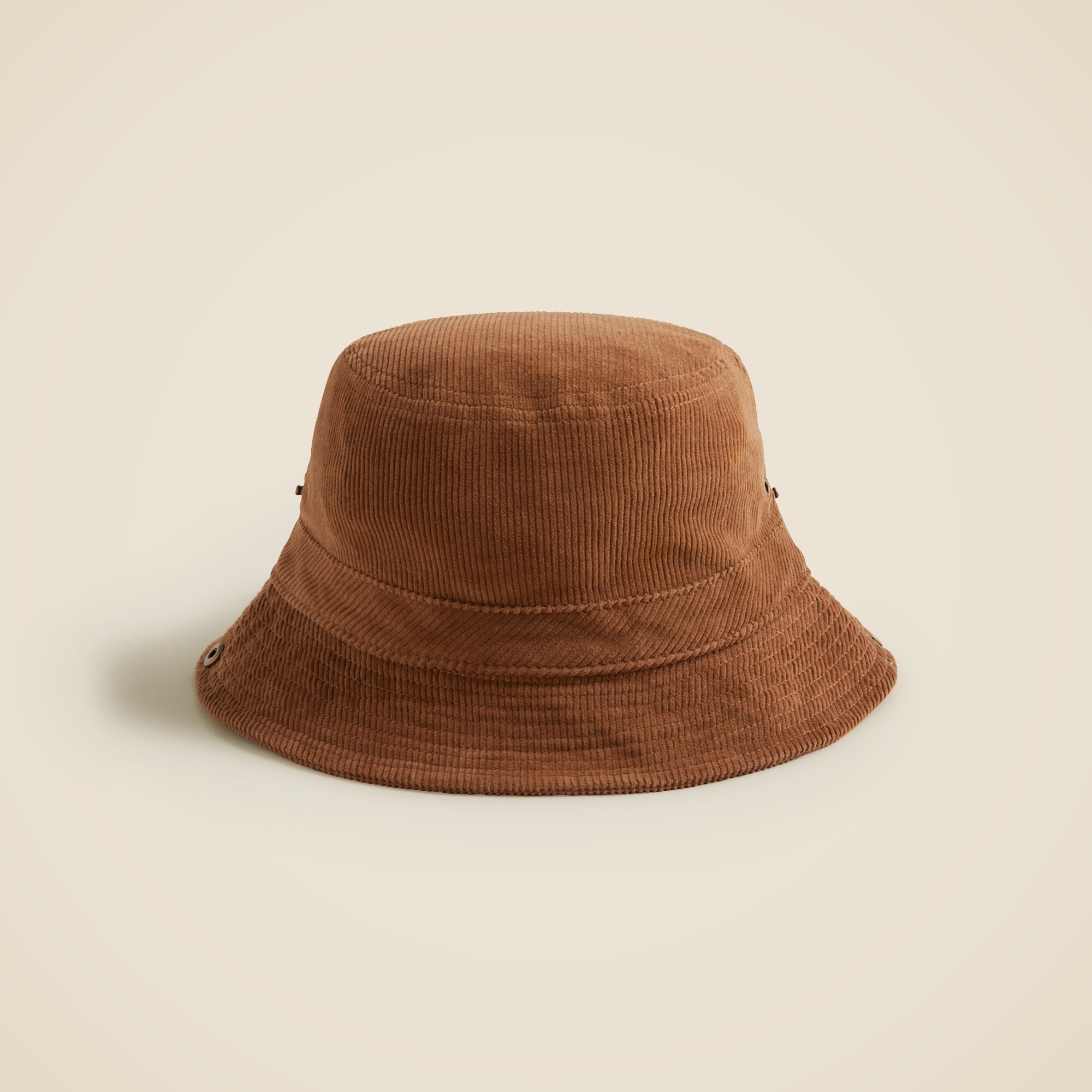 Garment-dyed Corduroy Bucket Hat With Snaps For Men | J.Crew
