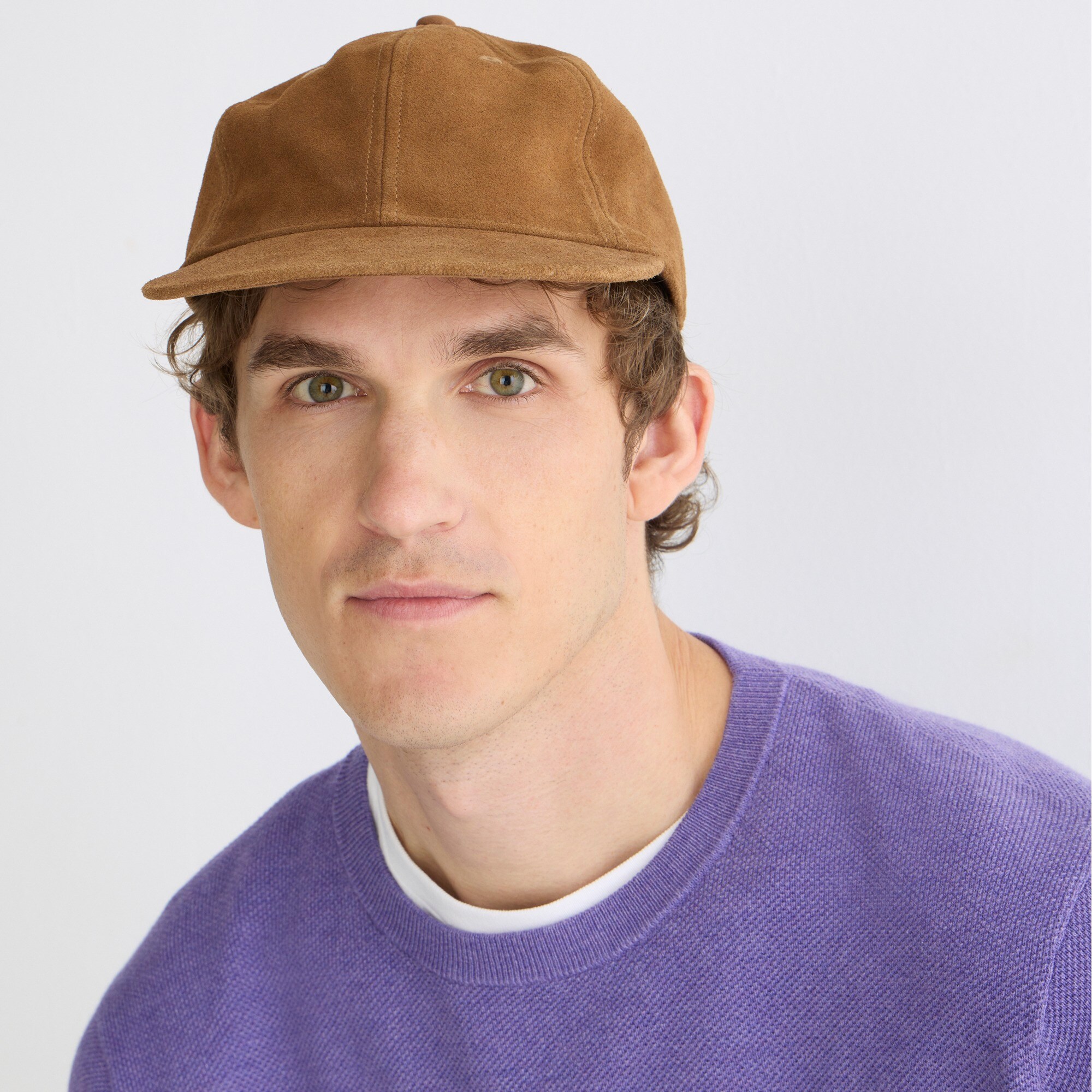 J.Crew Suede Baseball Cap For Men