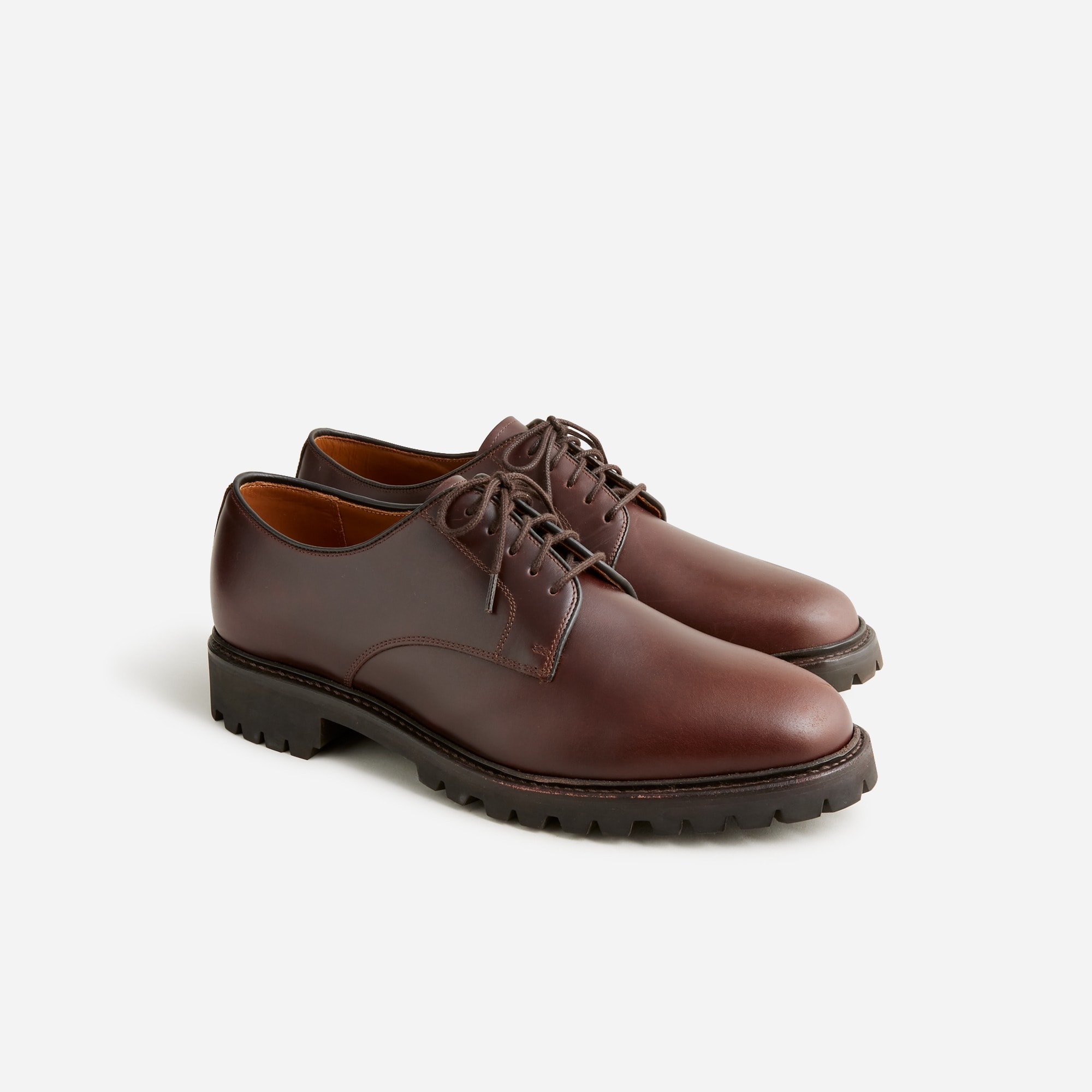 Heritage lug-sole leather bluchers