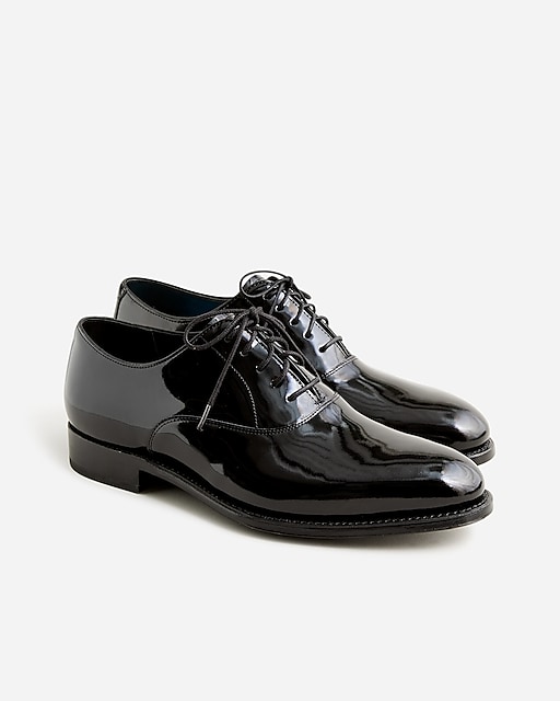mens Ludlow tuxedo oxfords in patent leather