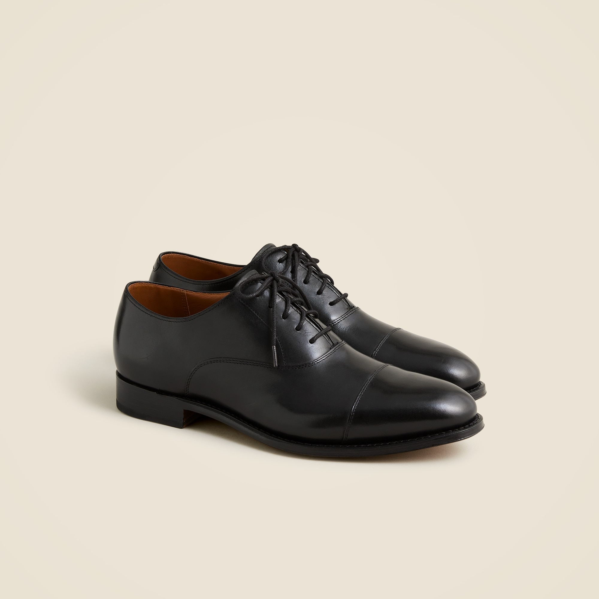  Ludlow cap toe leather oxfords