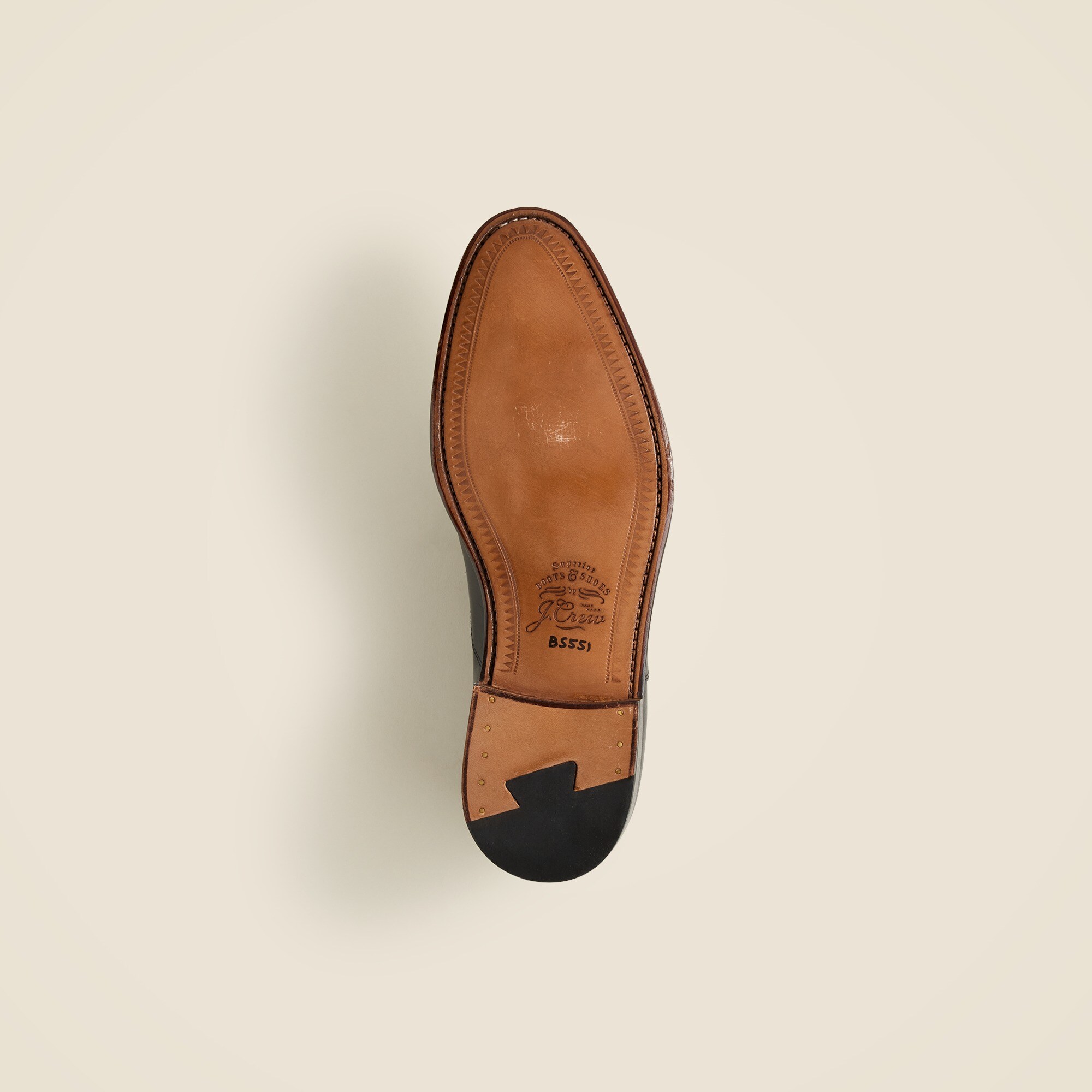 Ludlow Cap Toe Leather Oxfords For Men | J.Crew display picture 2