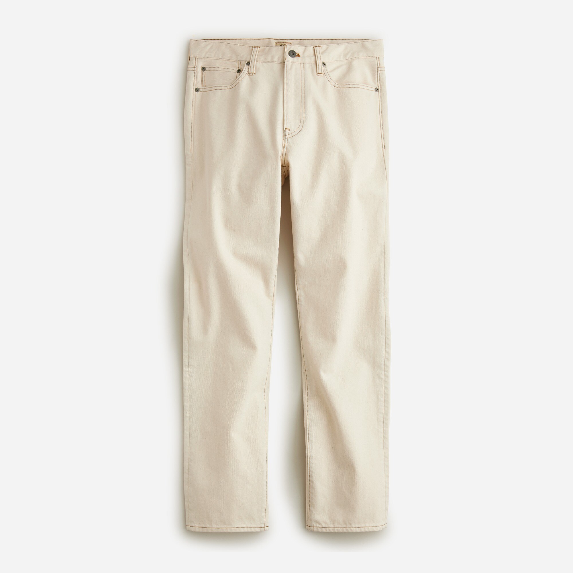 Classic jean in natural seeded denim