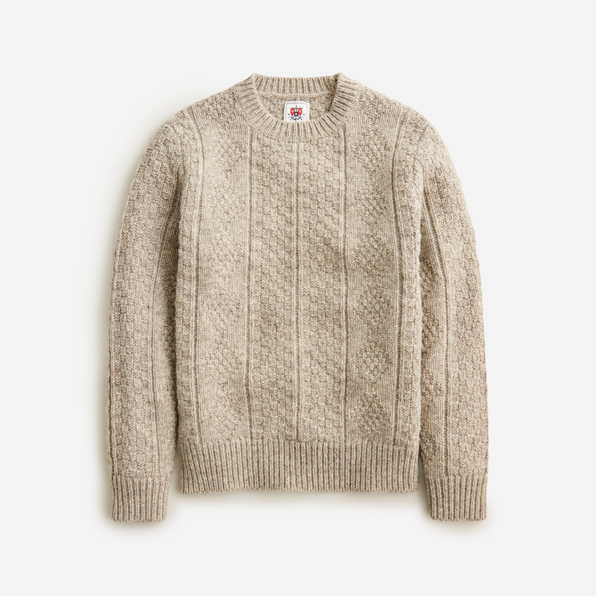 Wallace & Barnes guernsey stitch wool sweater