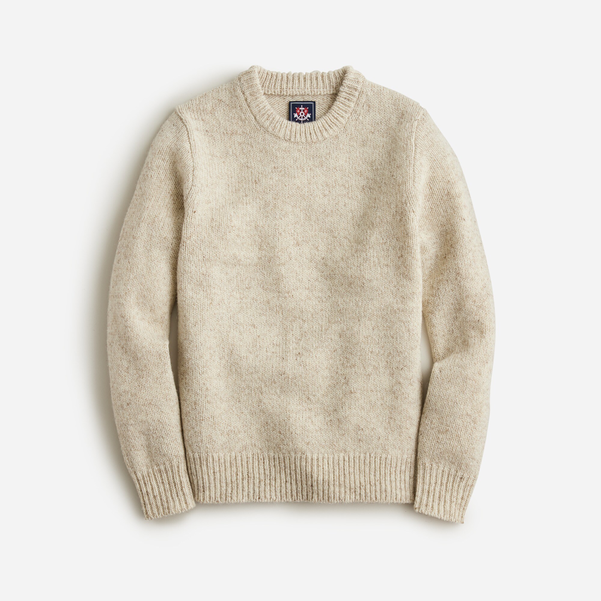 mens Wallace &amp; Barnes wool heather crewneck sweater