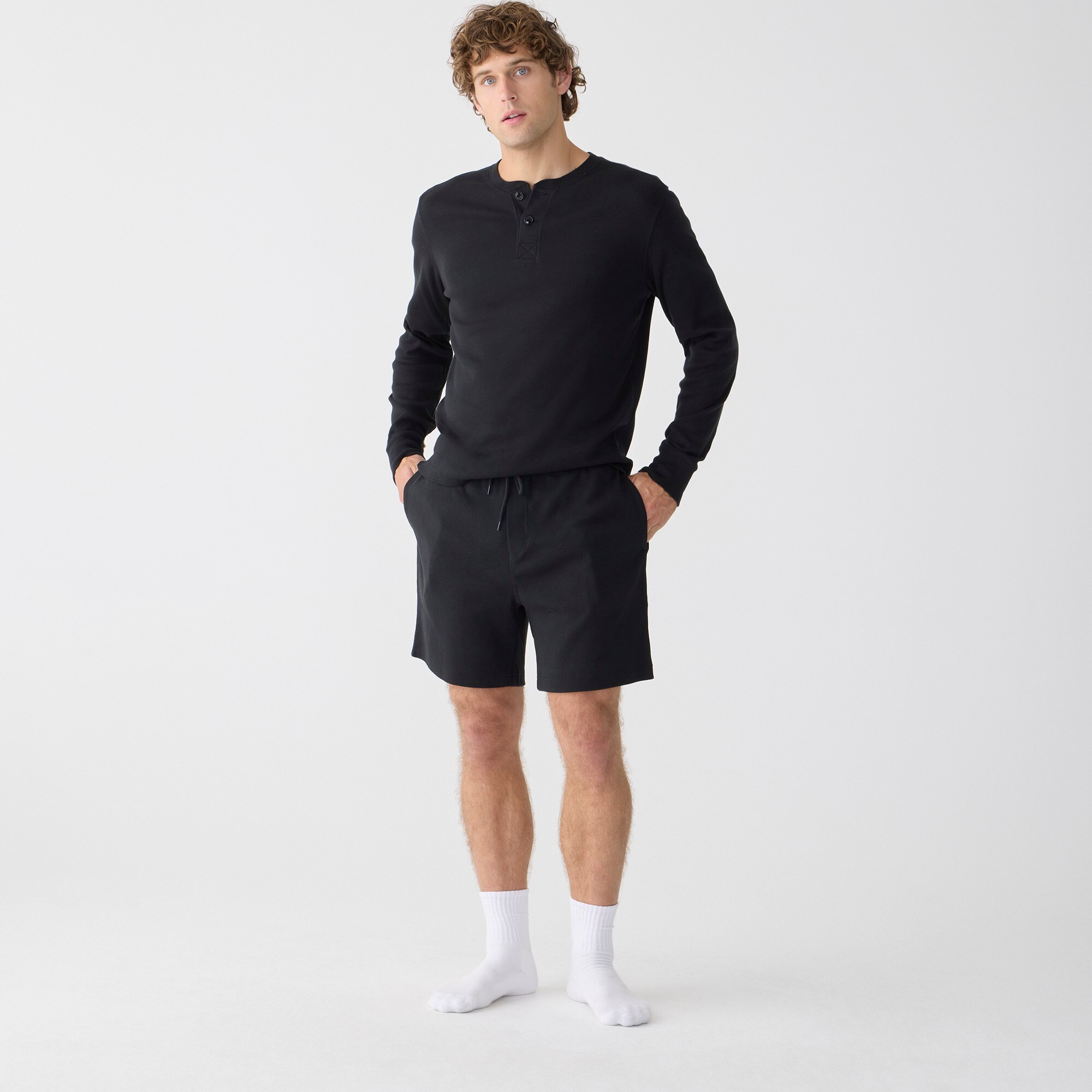 J.Crew Heritage Brushed Rib knit Shorts For Men