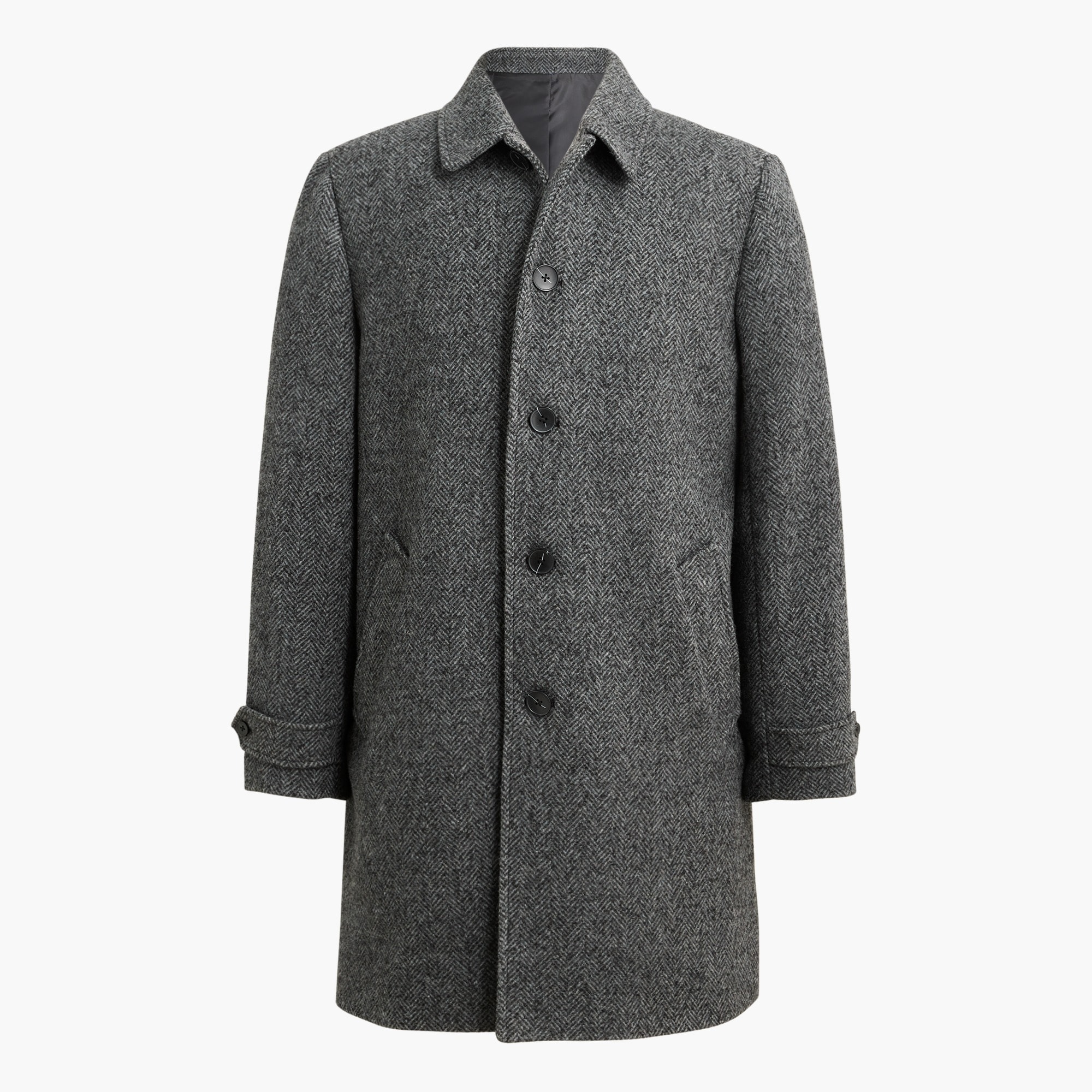 Thompson car coat in herringbone