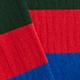 Ribbed dress sock in stripe RED MULTI RUGBY STRIPE