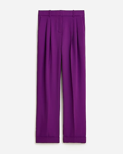 J.Crew: Wide-leg Essential Pant In City Crepe For Women