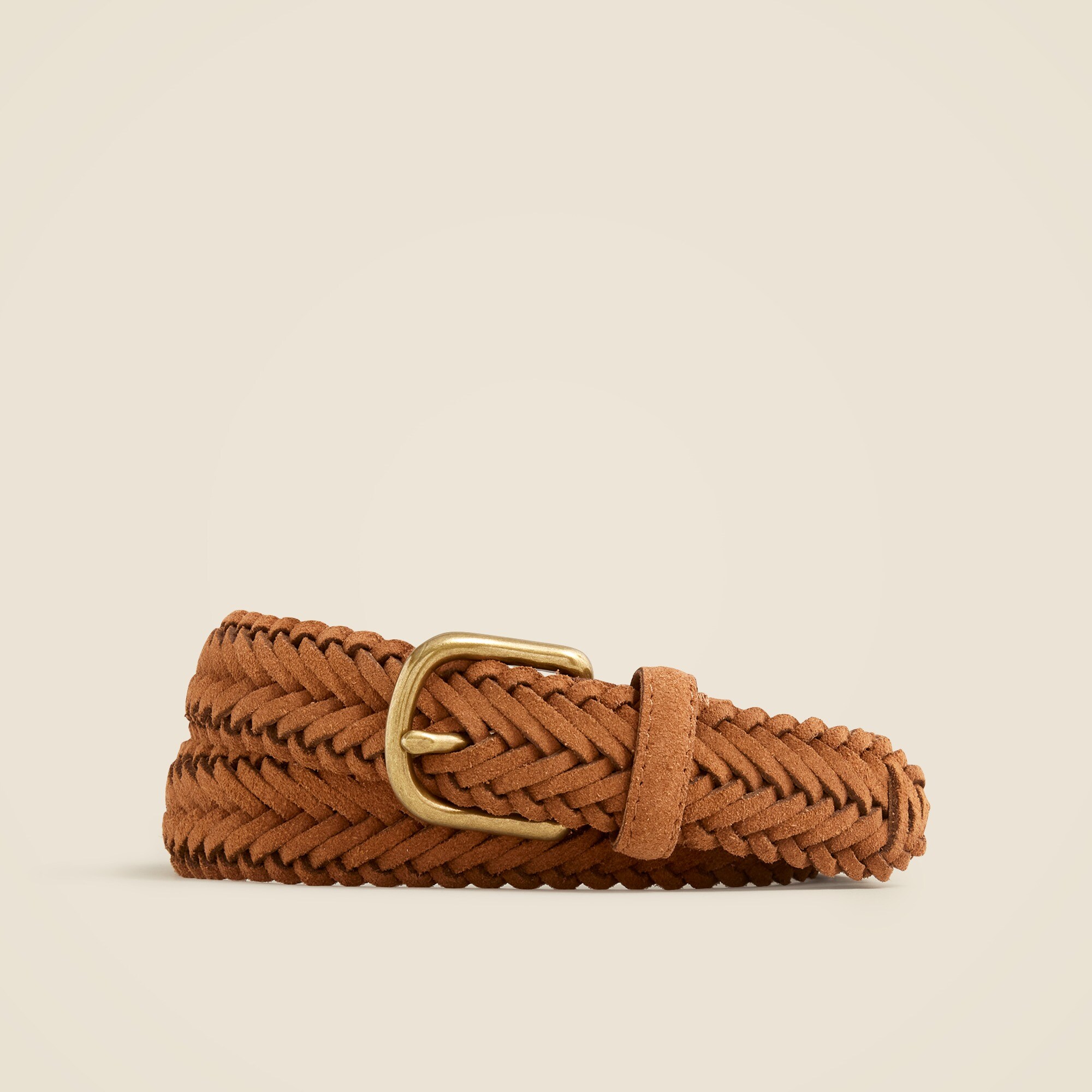 boys Kids' braided leather belt