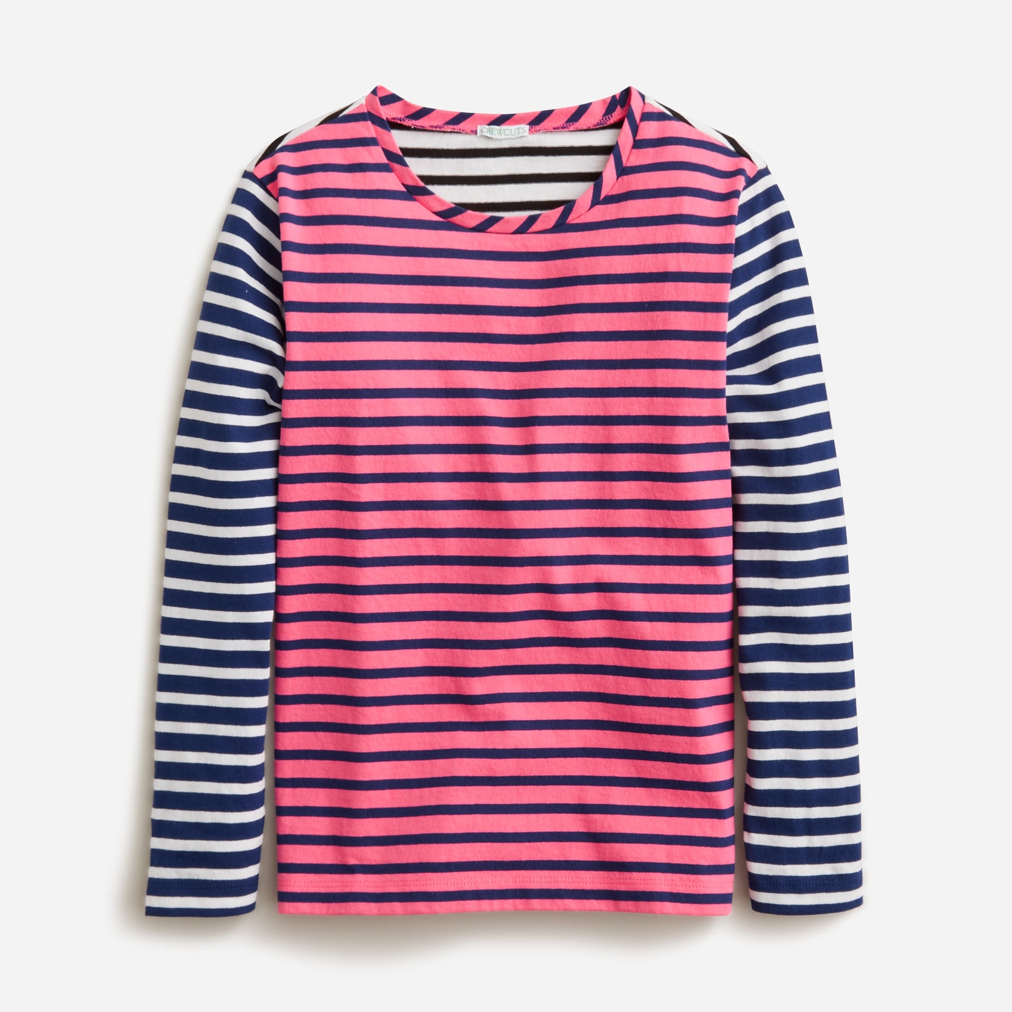 girls KID by crewcuts T-shirt in mixed stripe