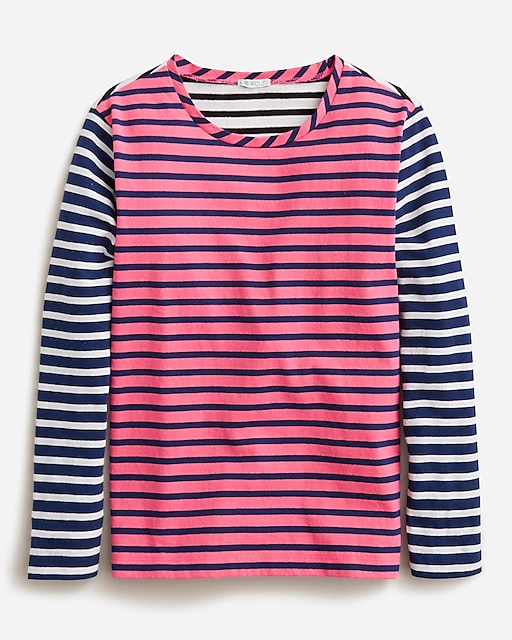 boys KID by crewcuts T-shirt in mixed stripe