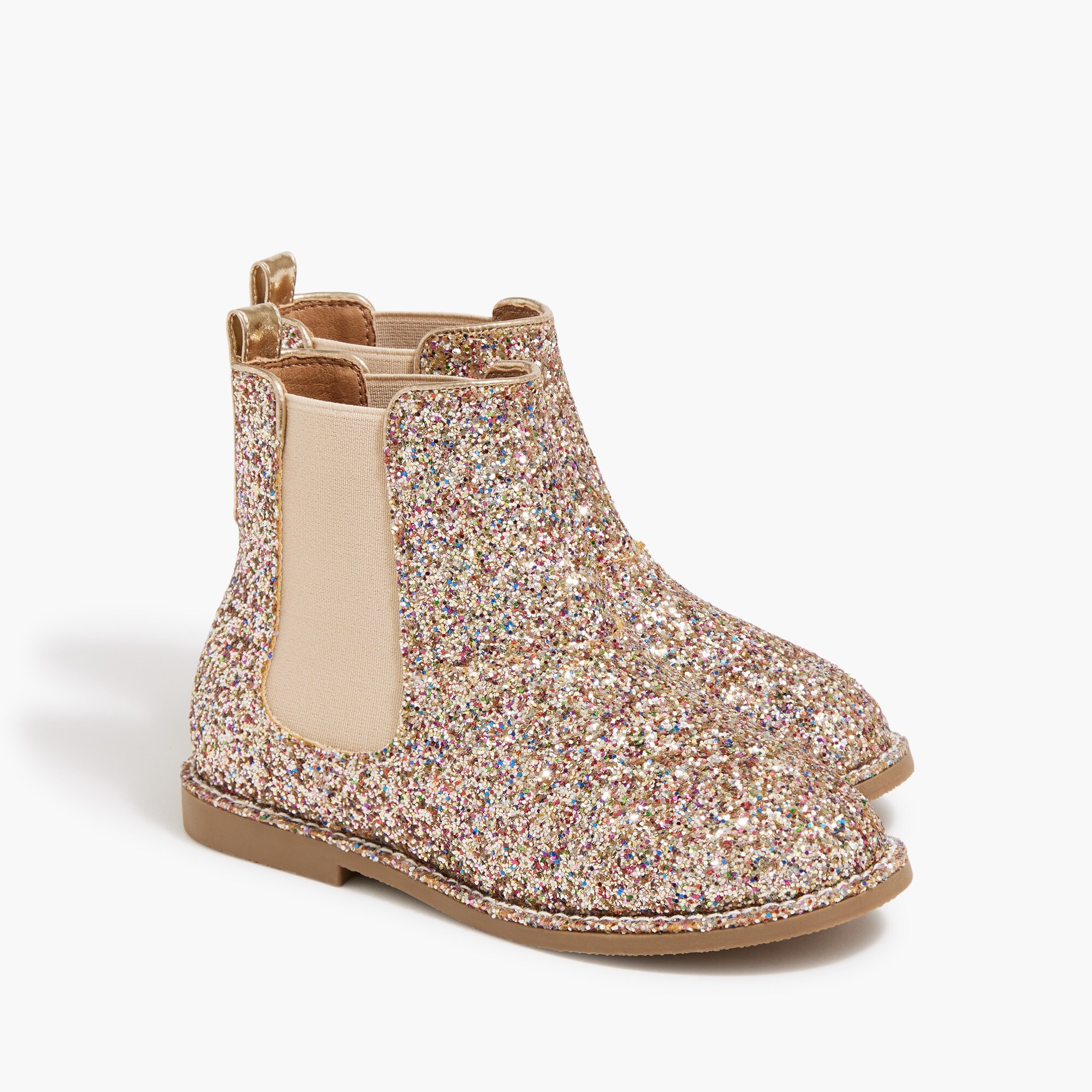 Girls' glitter boots