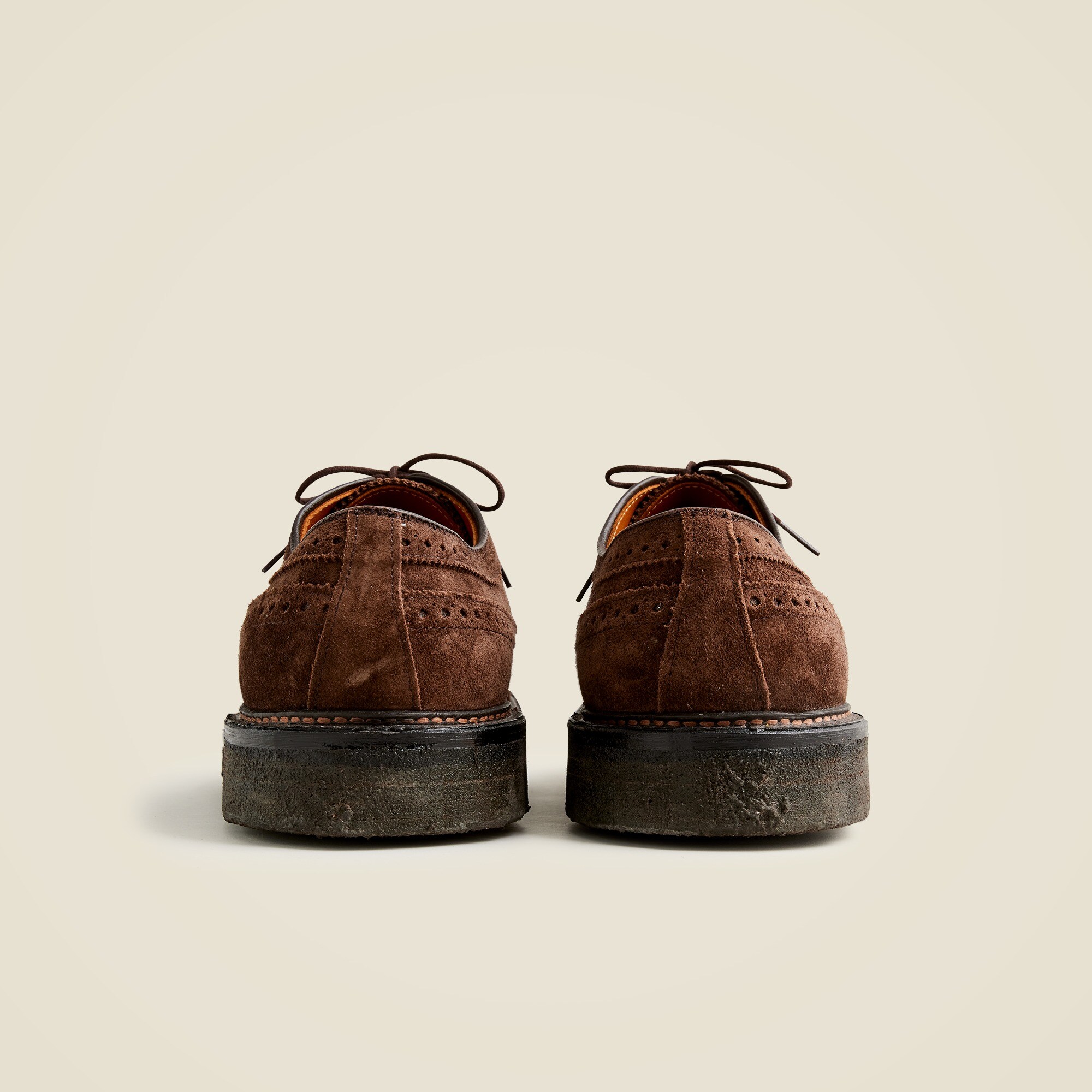 Alden® for J.Crew suede longwing bluchers with crepe soles