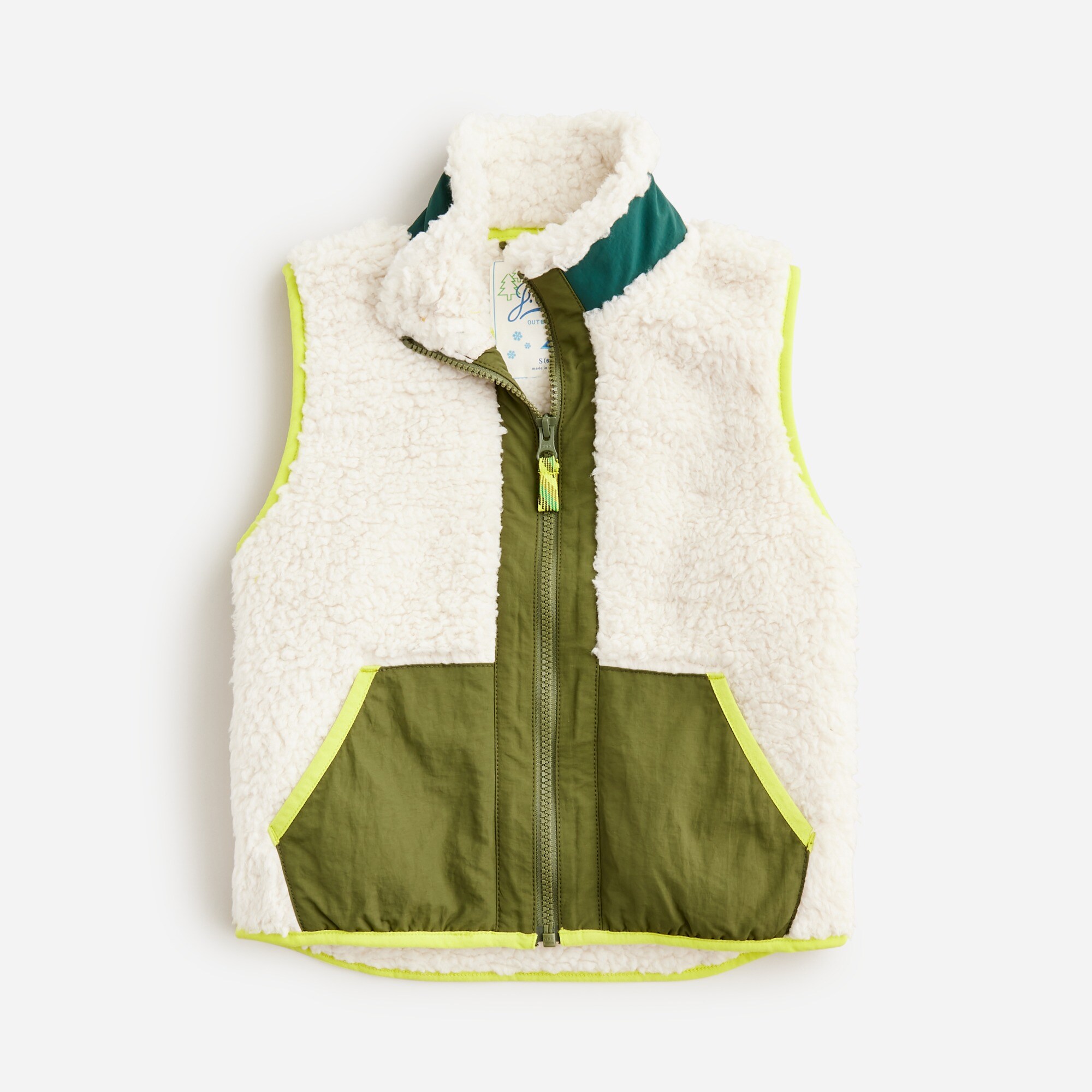 Sherpa vest deals boys