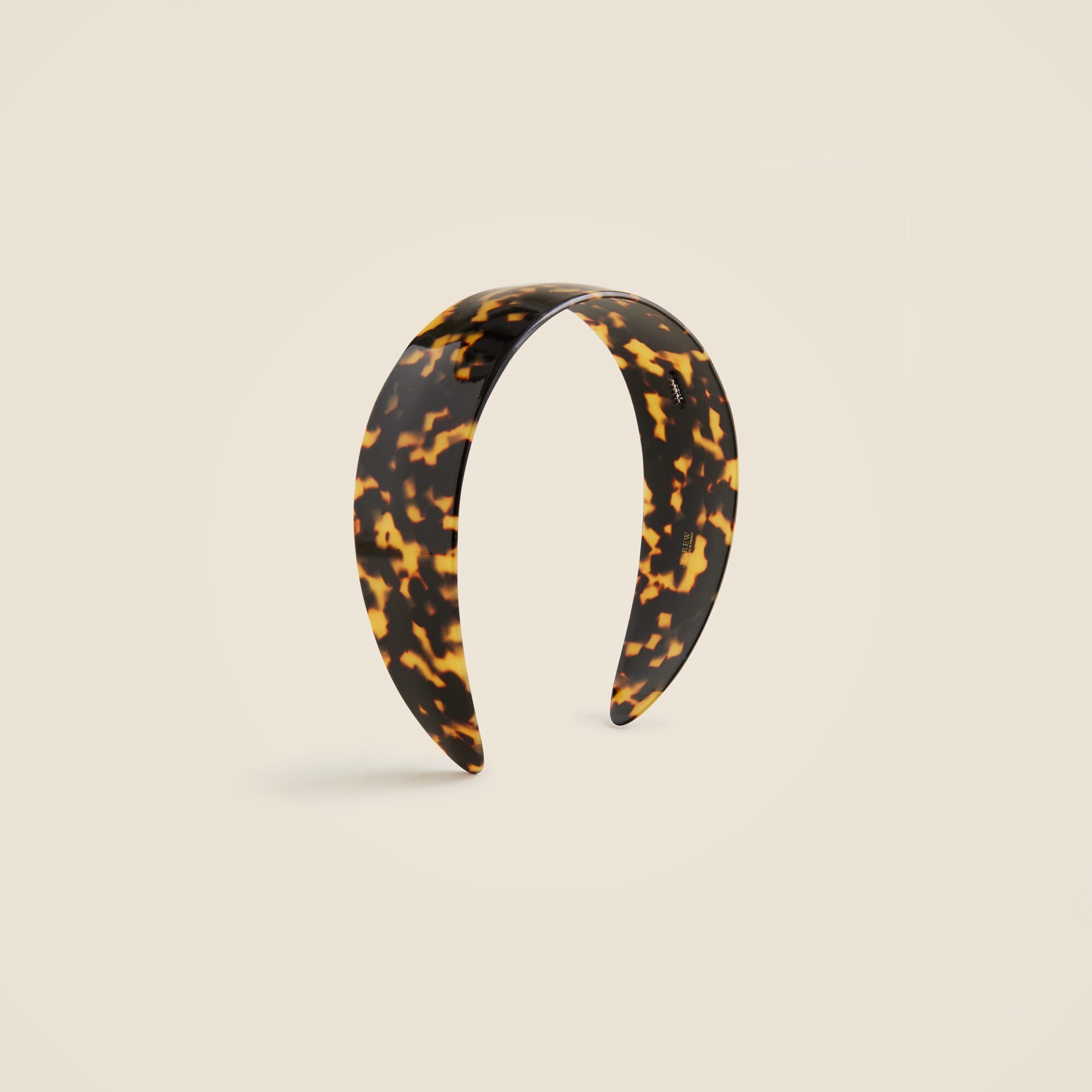 womens Wide tortoise shell headband