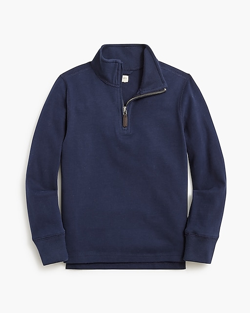 boys Boys' sueded half-zip popover sweatshirt