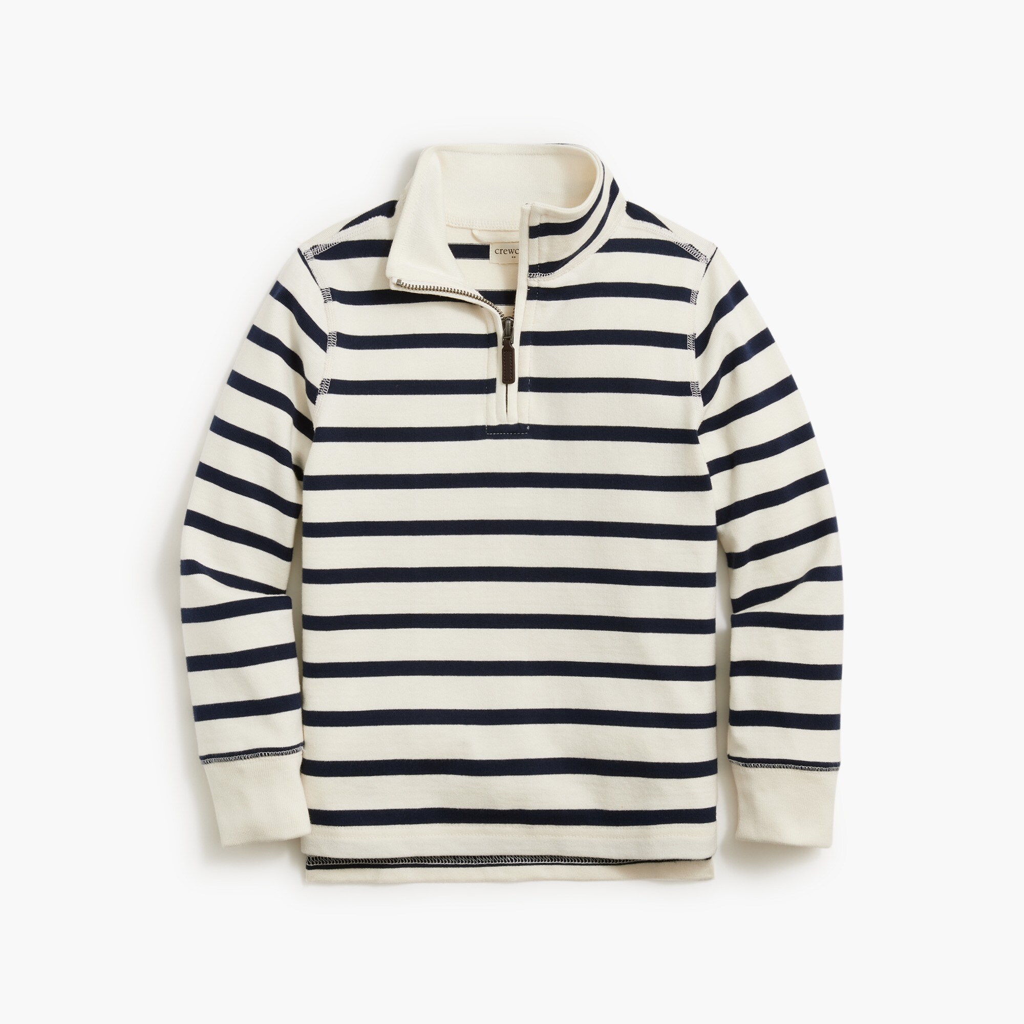 boys' striped sueded half-zip popover sweatshirt for boys