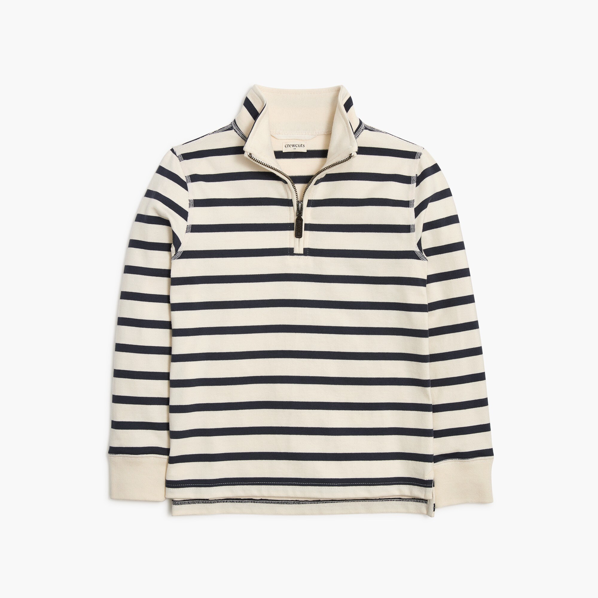 boys' striped half-zip popover sweatshirt for boys