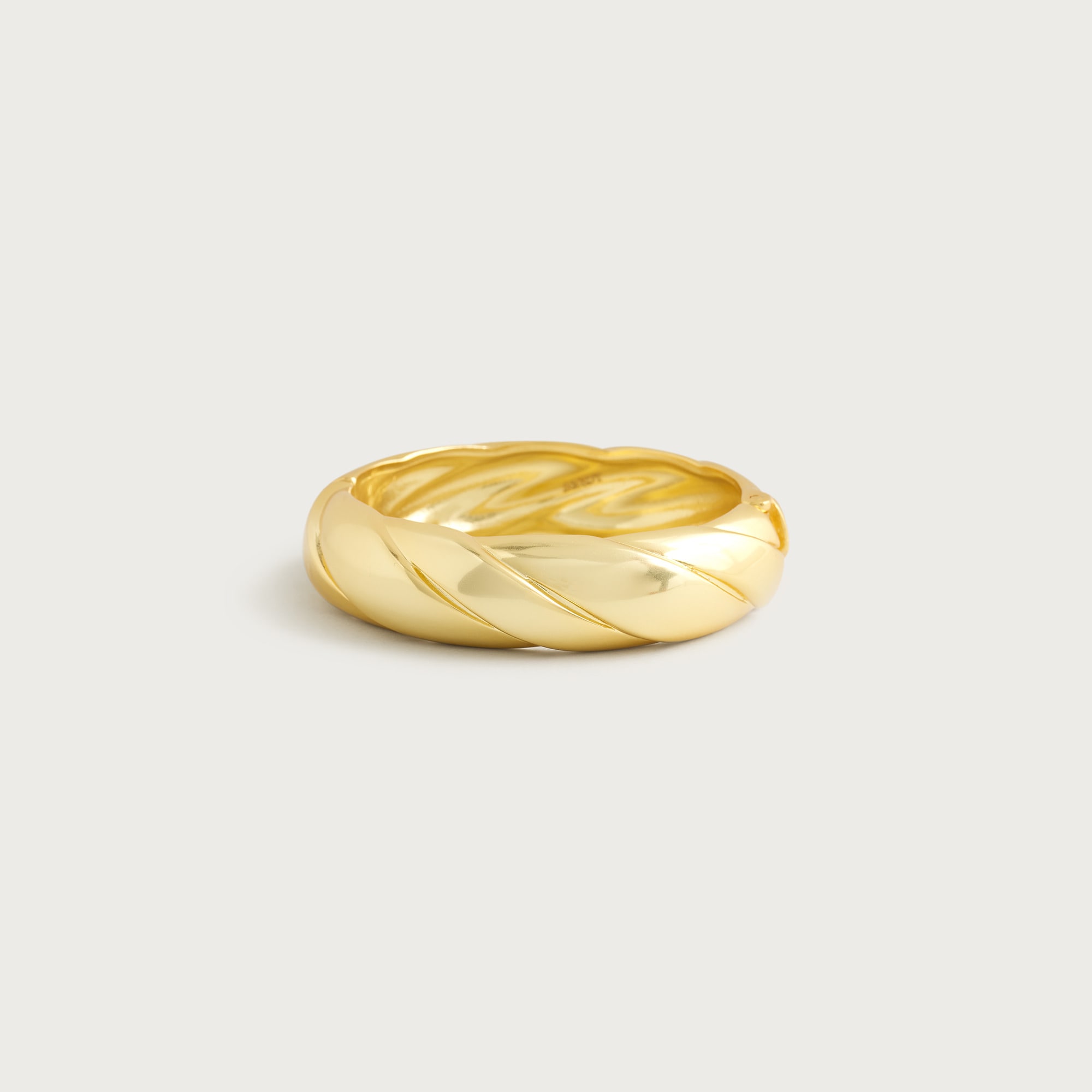 Ridged cuff bracelet