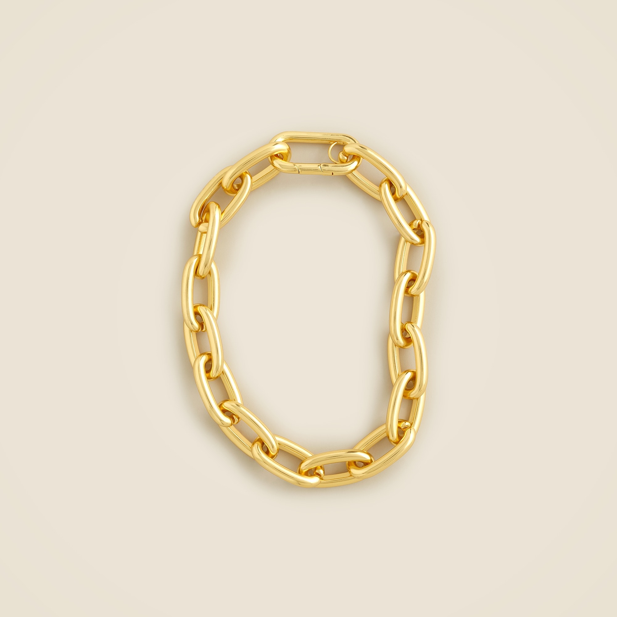 Metallic Chainlink Necklace For Women | J.Crew