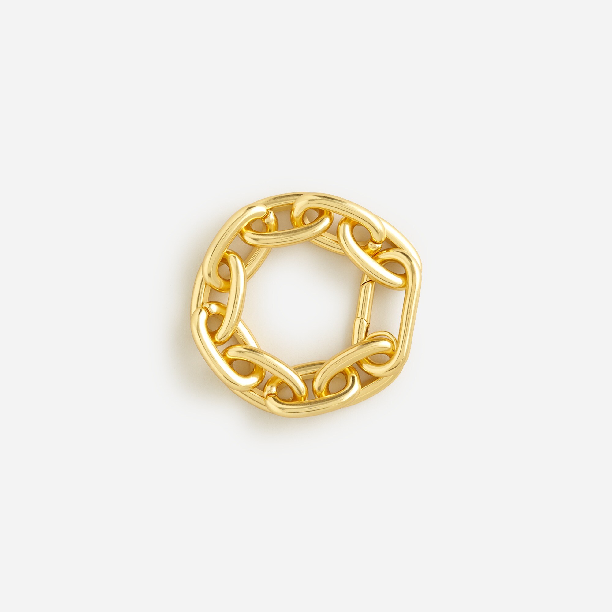 Metallic chainlink bracelet