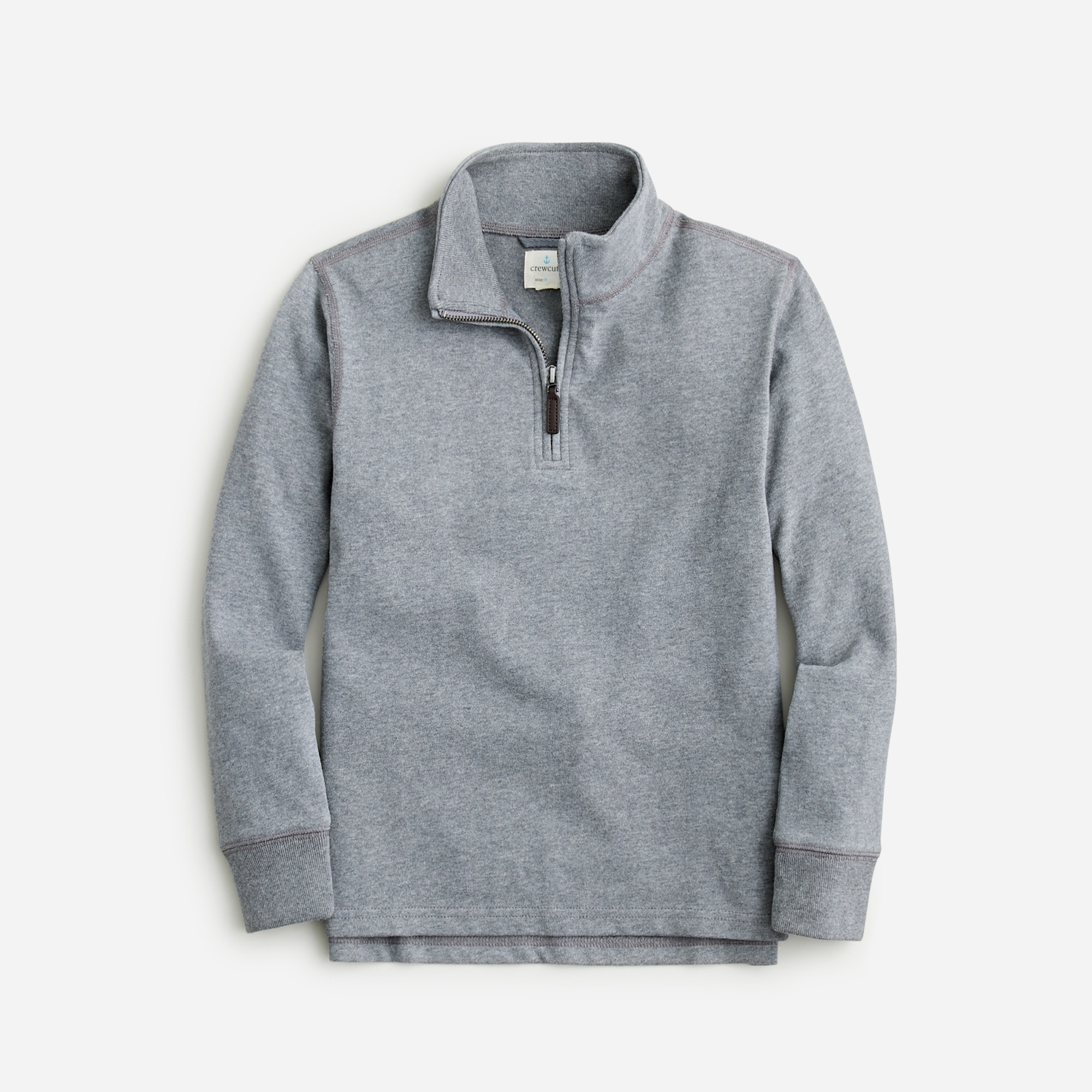  Kids' half-zip cotton pullover