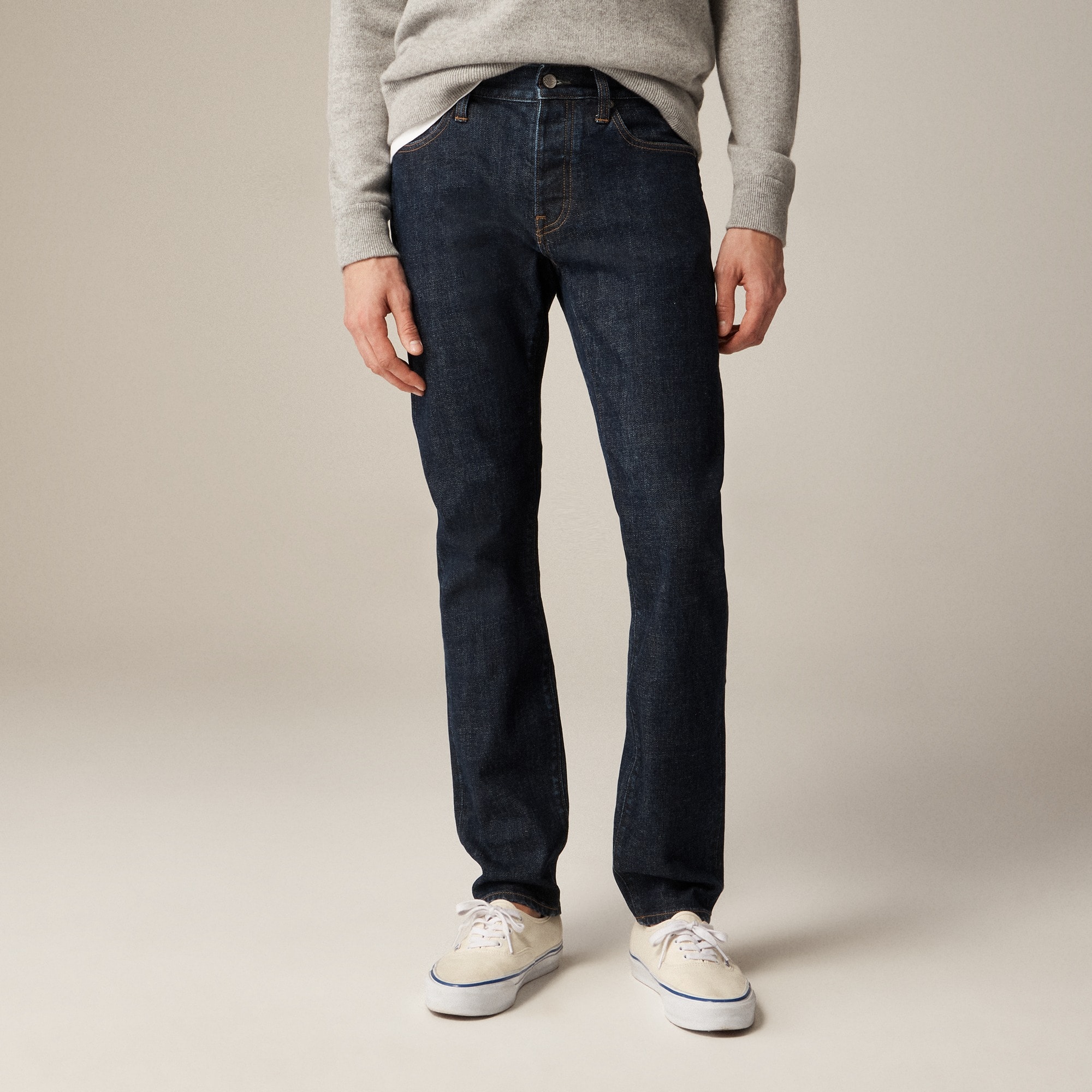 mens 484 Slim-fit jean in Japanese stretch selvedge denim