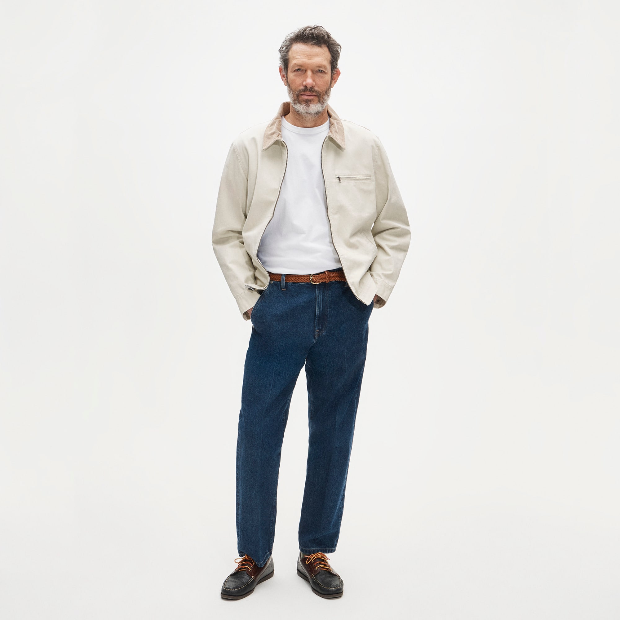 Wallace & Barnes Creased Slant-pocket Jean In Japanese Selvedge