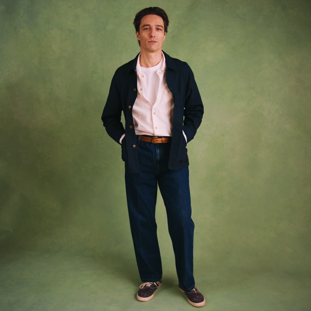 Wallace & Barnes Creased Slant-pocket Jean In Japanese Selvedge 